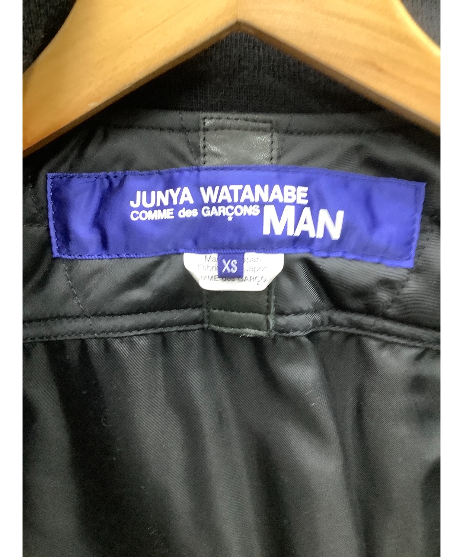 JUNYA WATANABE MAN (ジュンヤワタナベマン) リバーシブルハンティングジャケット ブラック サイズ:XS