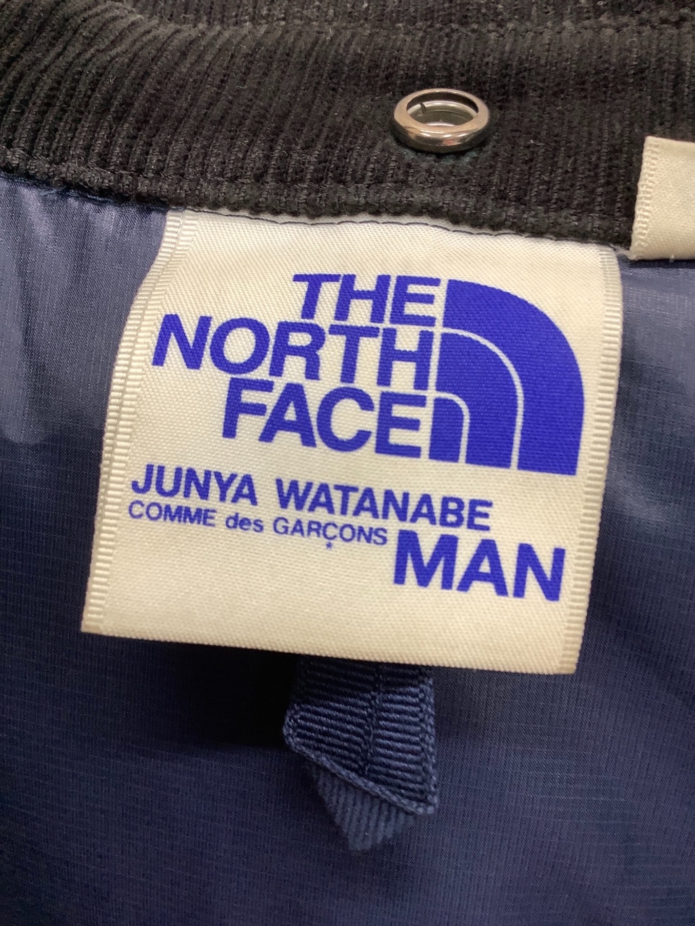 JUNYA WATANABE COMMEdesGARCONSMAN × THE NORTH FACE (ジュンヤ ワタナベ コム デ ギャルソン マン  ザ ノースフェイス) ダウンジャケット ブラック サイズ:XS