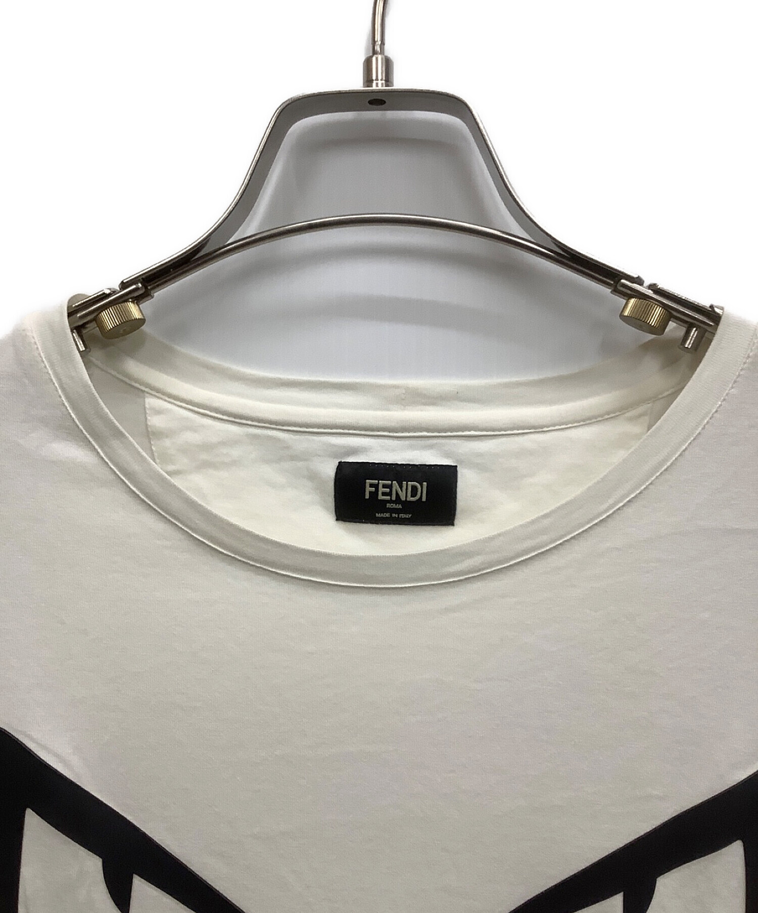 中古・古着通販】FENDI (フェンディ) 半袖Tシャツ ホワイト サイズ:XS ...