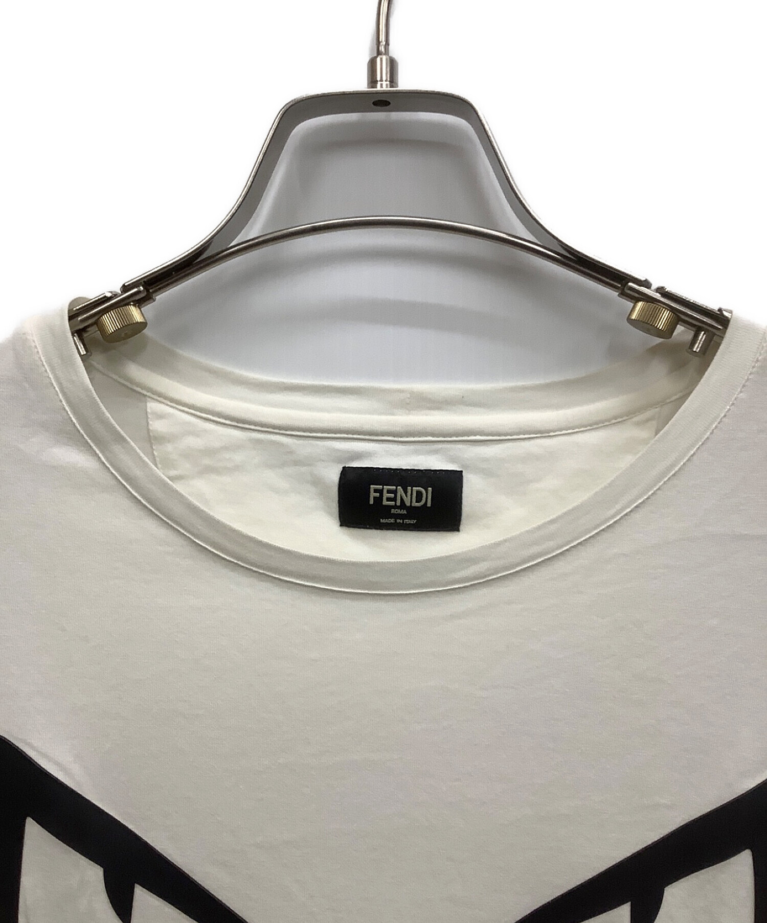 中古・古着通販】FENDI (フェンディ) 半袖Tシャツ ホワイト サイズ:XS