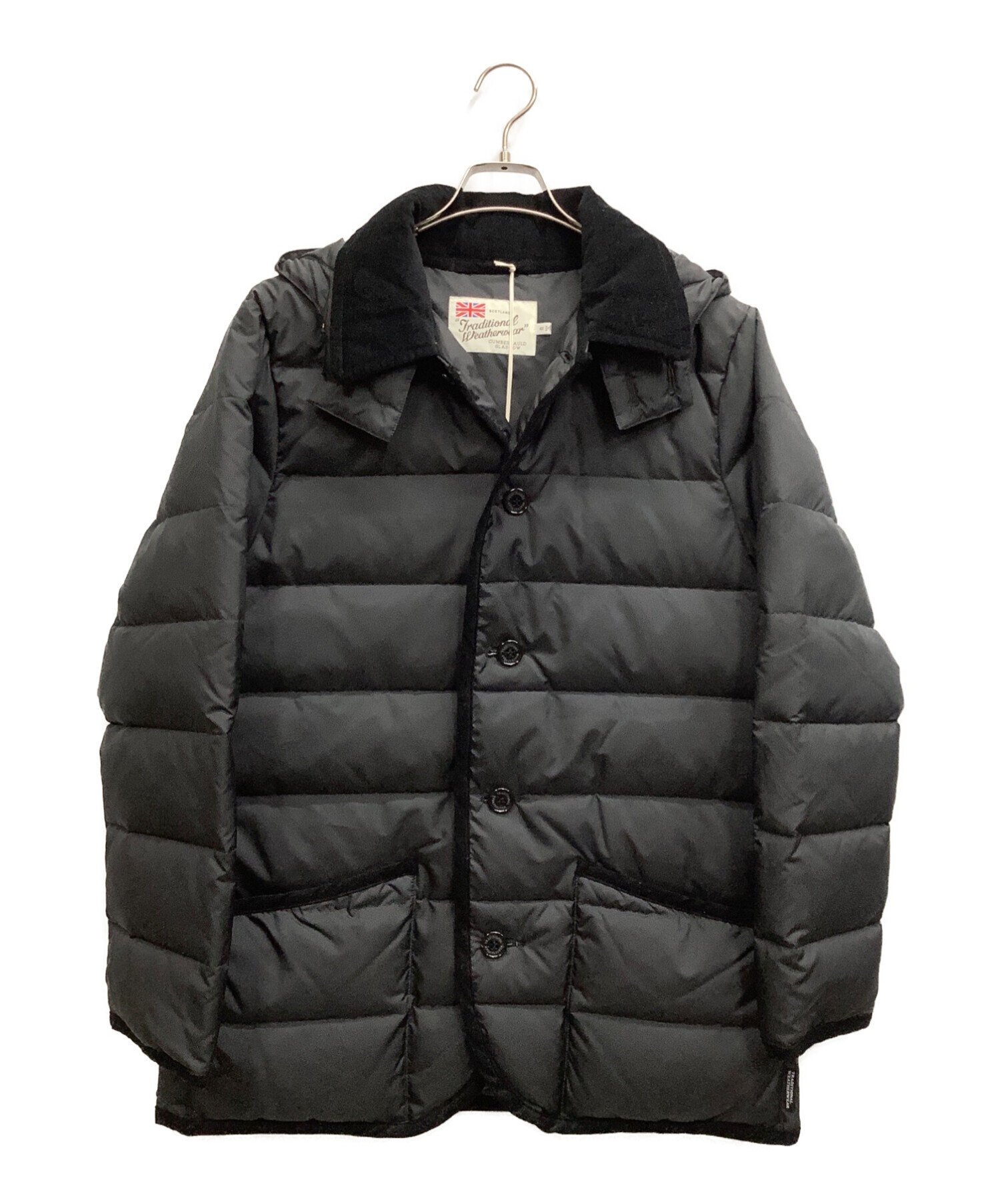 安い本物Traditional Weatherwear 40 トラディショナルウェザーウェア コート ダウンコート Coat 黒 / ブラック / 10042100 Lサイズ