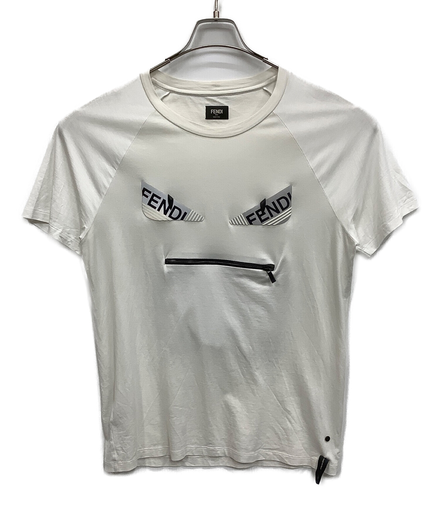 FENDI (フェンディ) モンスターTシャツ ホワイト サイズ:L