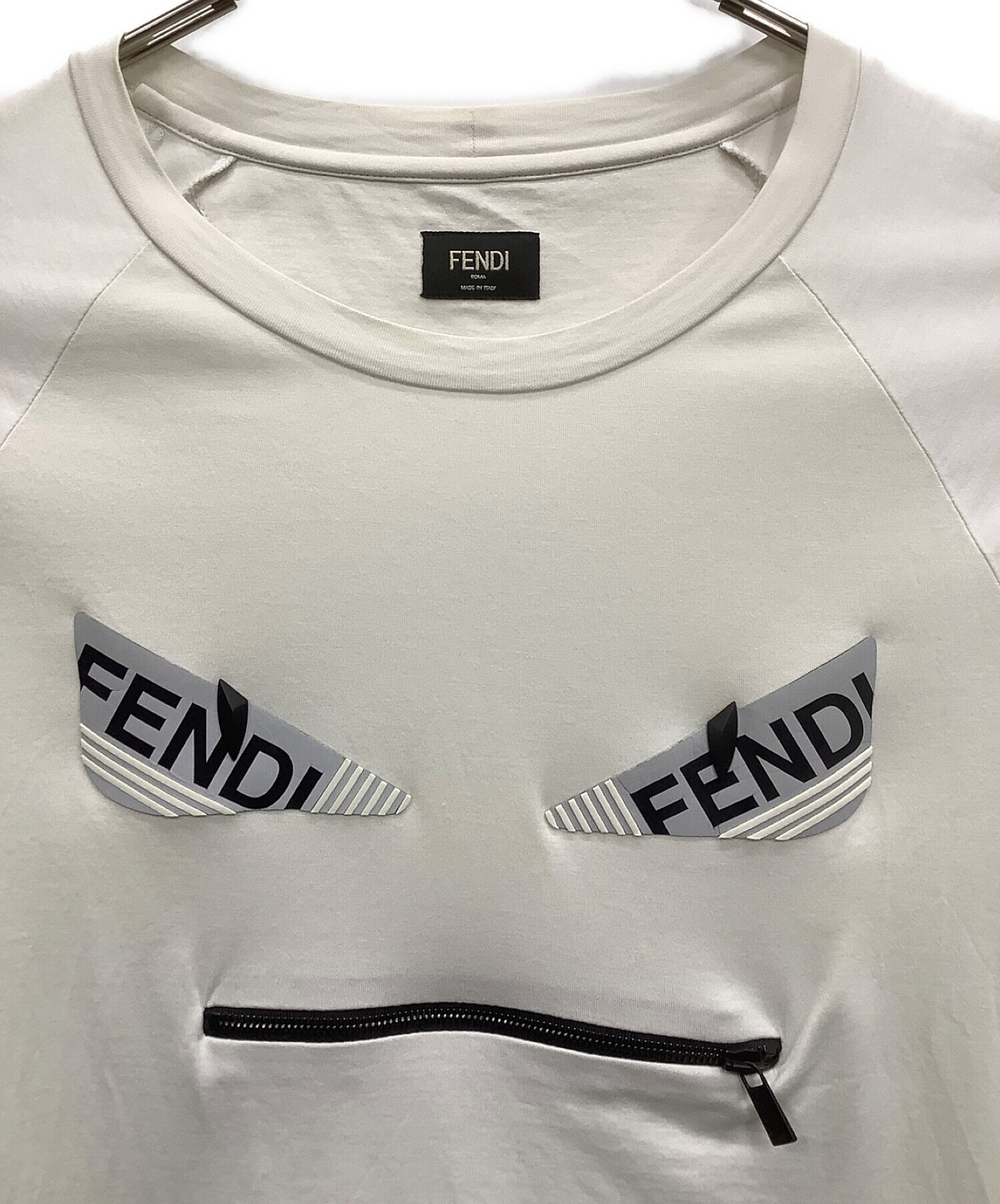 中古・古着通販】FENDI (フェンディ) モンスターTシャツ ホワイト ...