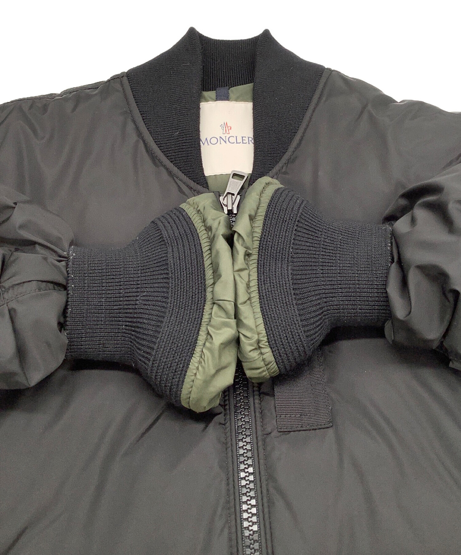 中古・古着通販】MONCLER (モンクレール) ボンバージャケット ブラック