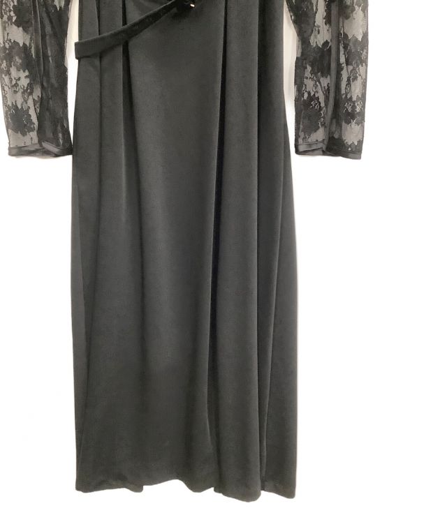 Ameri (アメリ) VINTAGE LACE SLEEVE REFINED DRESS ブラック サイズ:無記載