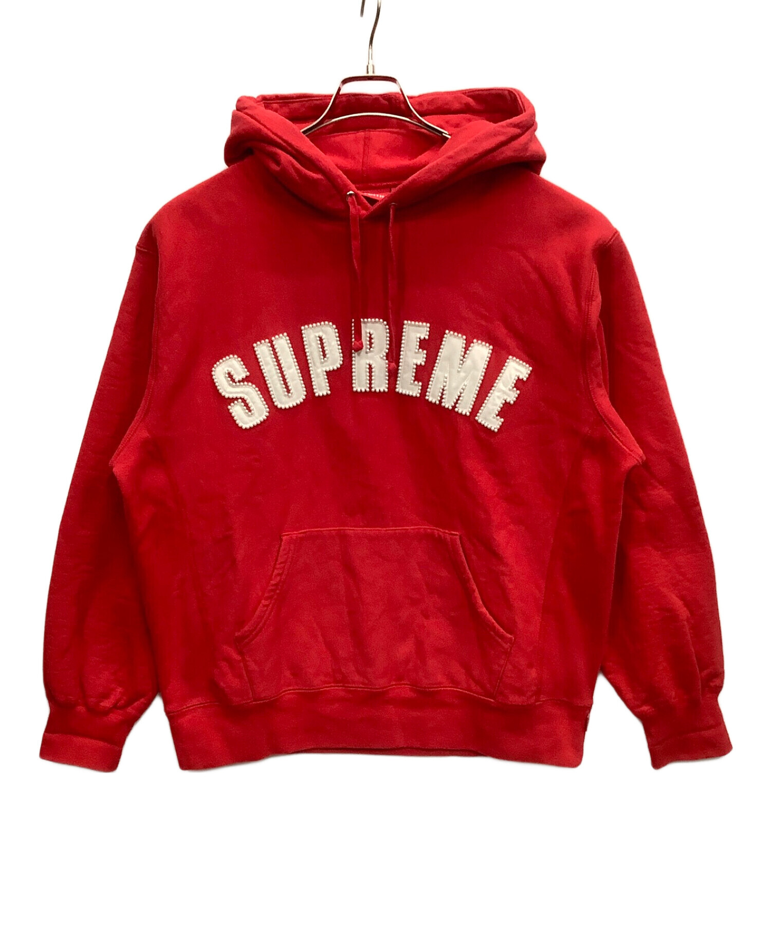 中古・古着通販】SUPREME (シュプリーム) パールロゴフードパーカー ...