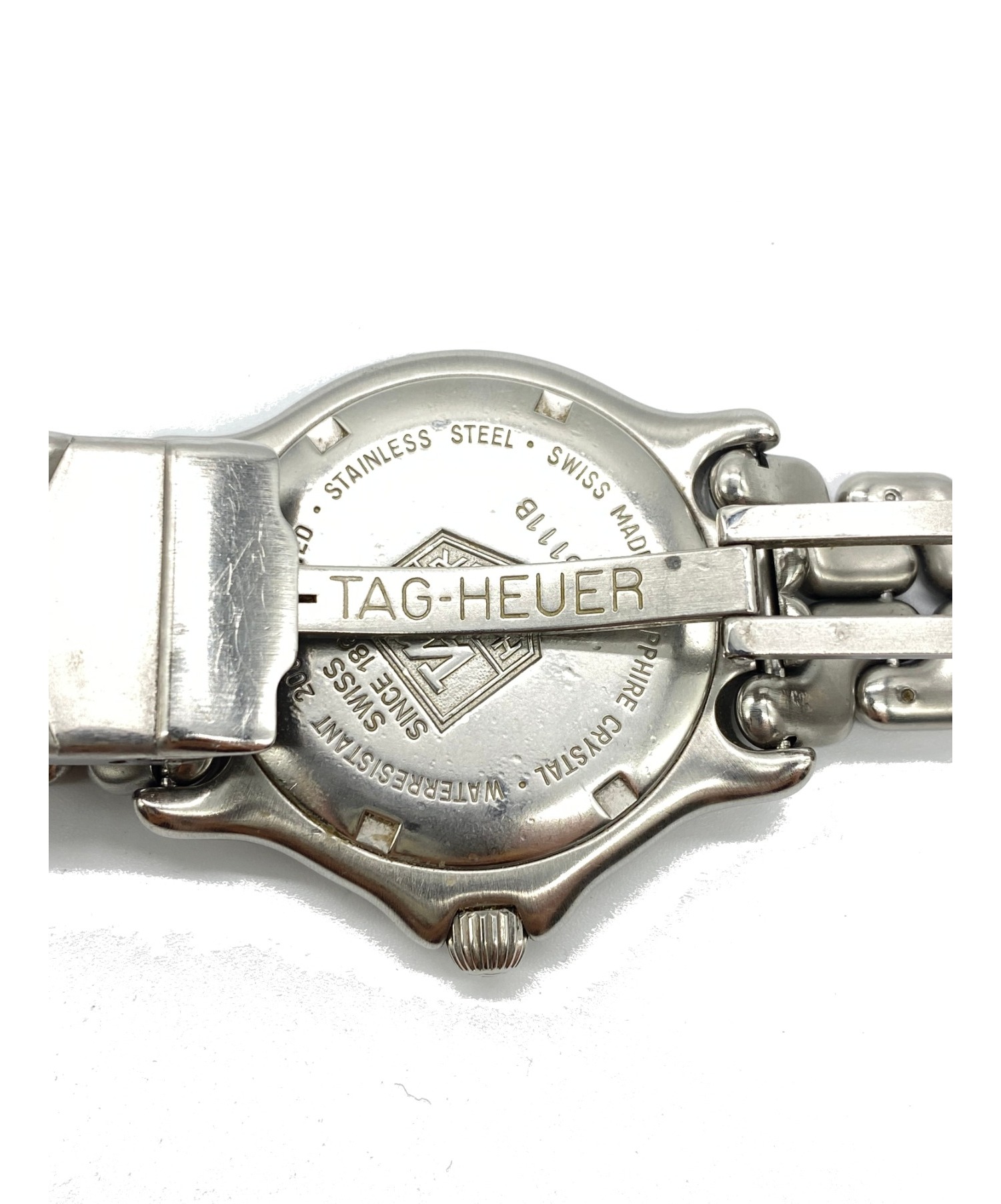 TAG HEUER (タグホイヤ) 腕時計 シルバー WG1118 クォーツ 動作未確認 ステンレススチール