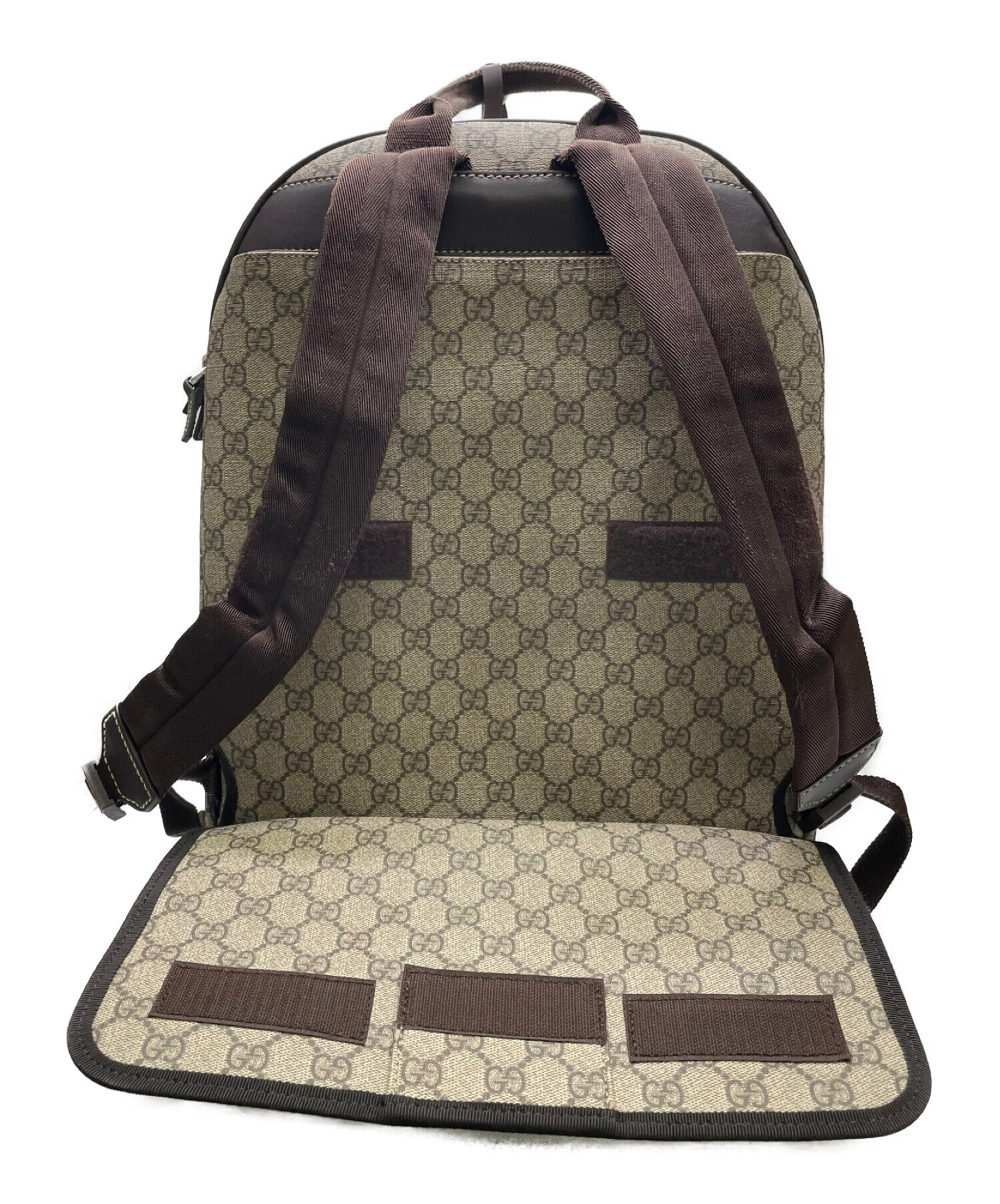 中古・古着通販】GUCCI (グッチ) GUCCI 271341 キャリーバッグ グレー