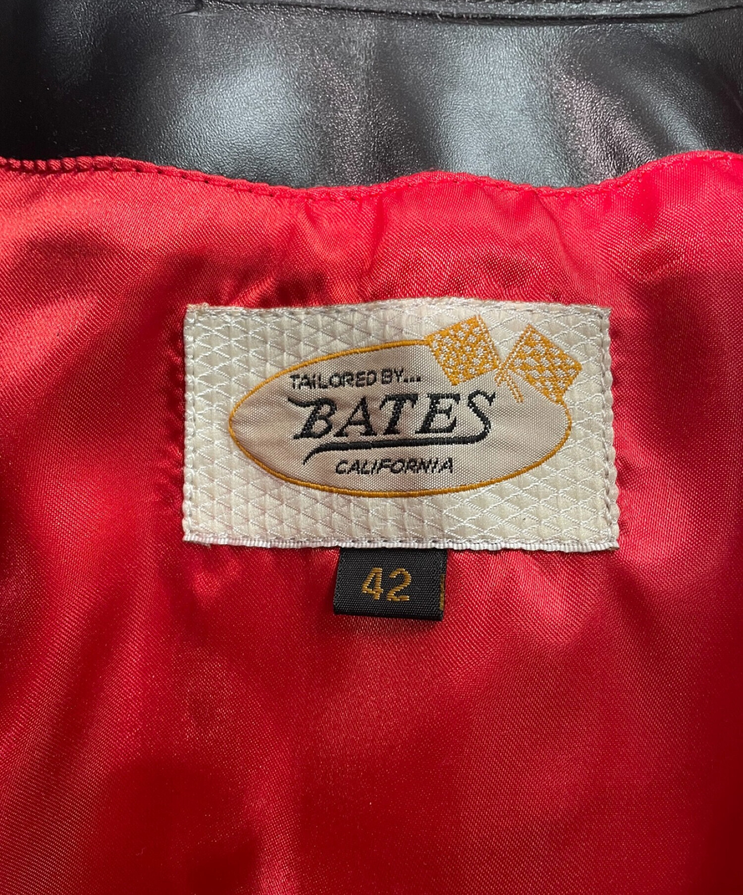 中古・古着通販】BATES (ベイツ) BATES シングルライダースジャケット