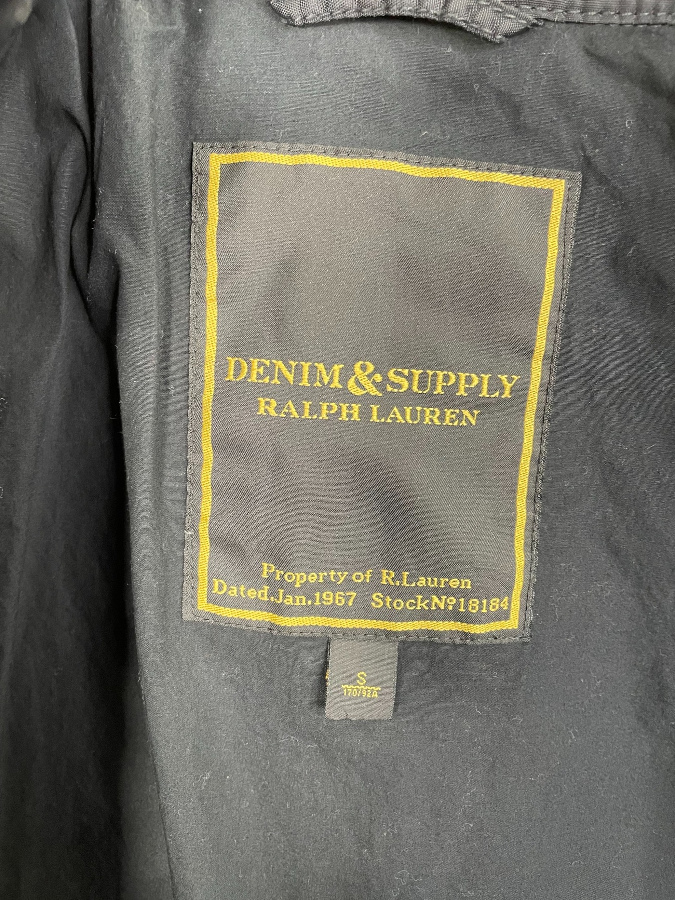 DENIM & SUPPLY RALPH LAUREN (デニム＆サプライ ラルフローレン) DENIM & SUPPLY RALPH LAUREN　 ライダースジャケット ブラック サイズ:S