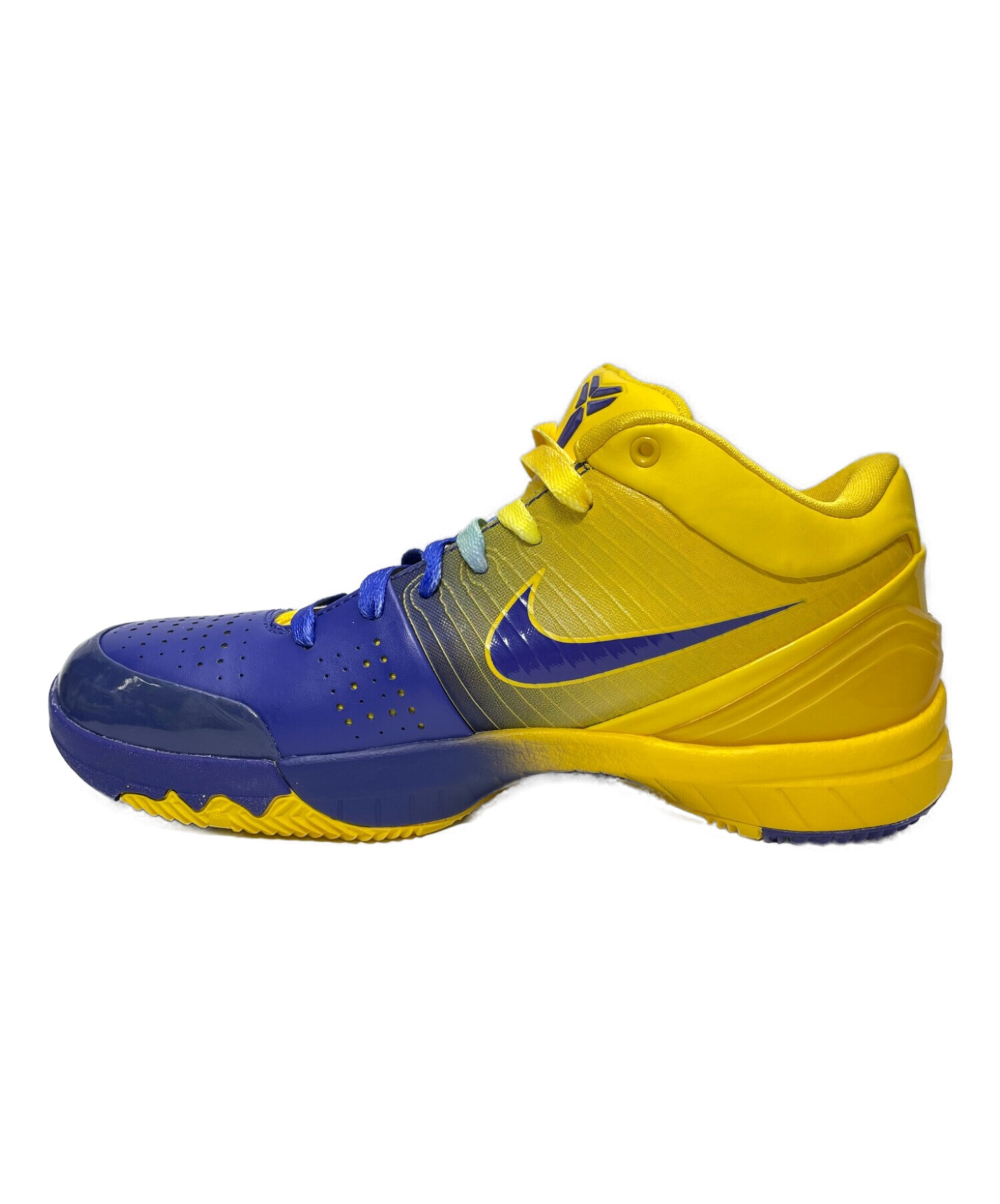 NIKE (ナイキ) NIKE スニーカー 2009年レイカーズ コービーブライアントモデル 344335-400 ブルー×イエロー サイズ:25.5  未使用品