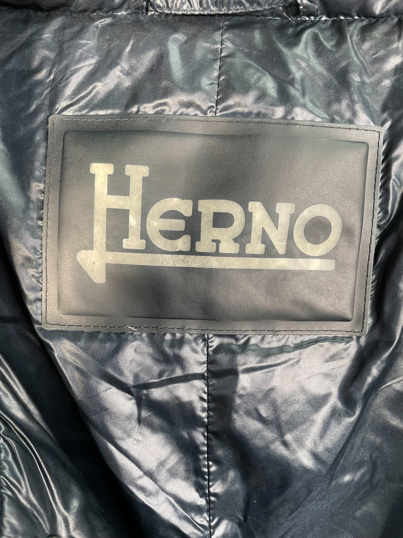 中古・古着通販】HERNO (ヘルノ) HERNO ライトダウンコート ネイビー