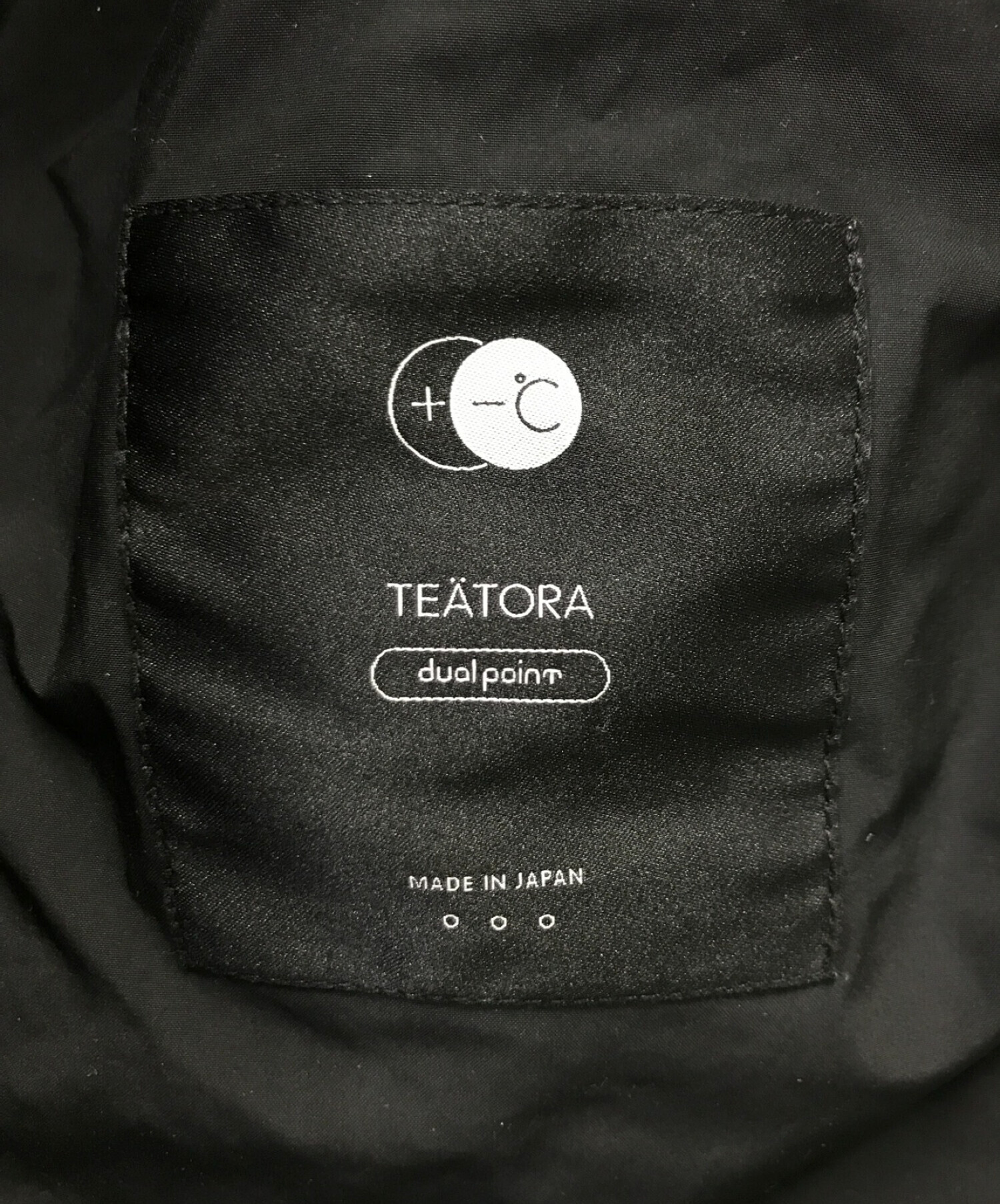 中古・古着通販】TEATORA (テアトラ) TEATORA(テアトラ)ウォレットコート ブラック サイズ:表記無し｜ブランド・古着通販  トレファク公式【TREFAC FASHION】スマホサイト