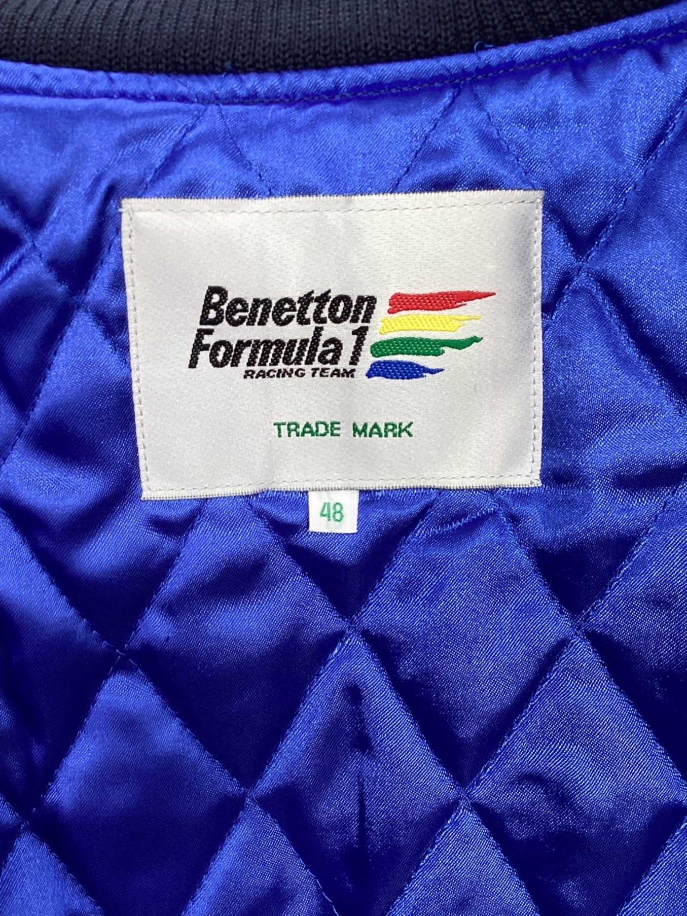 Benetton Formula 1 (ベネトン フォーミュラ １) Benetton Formula 1 ジャケット ネイビー サイズ:48 未使用品