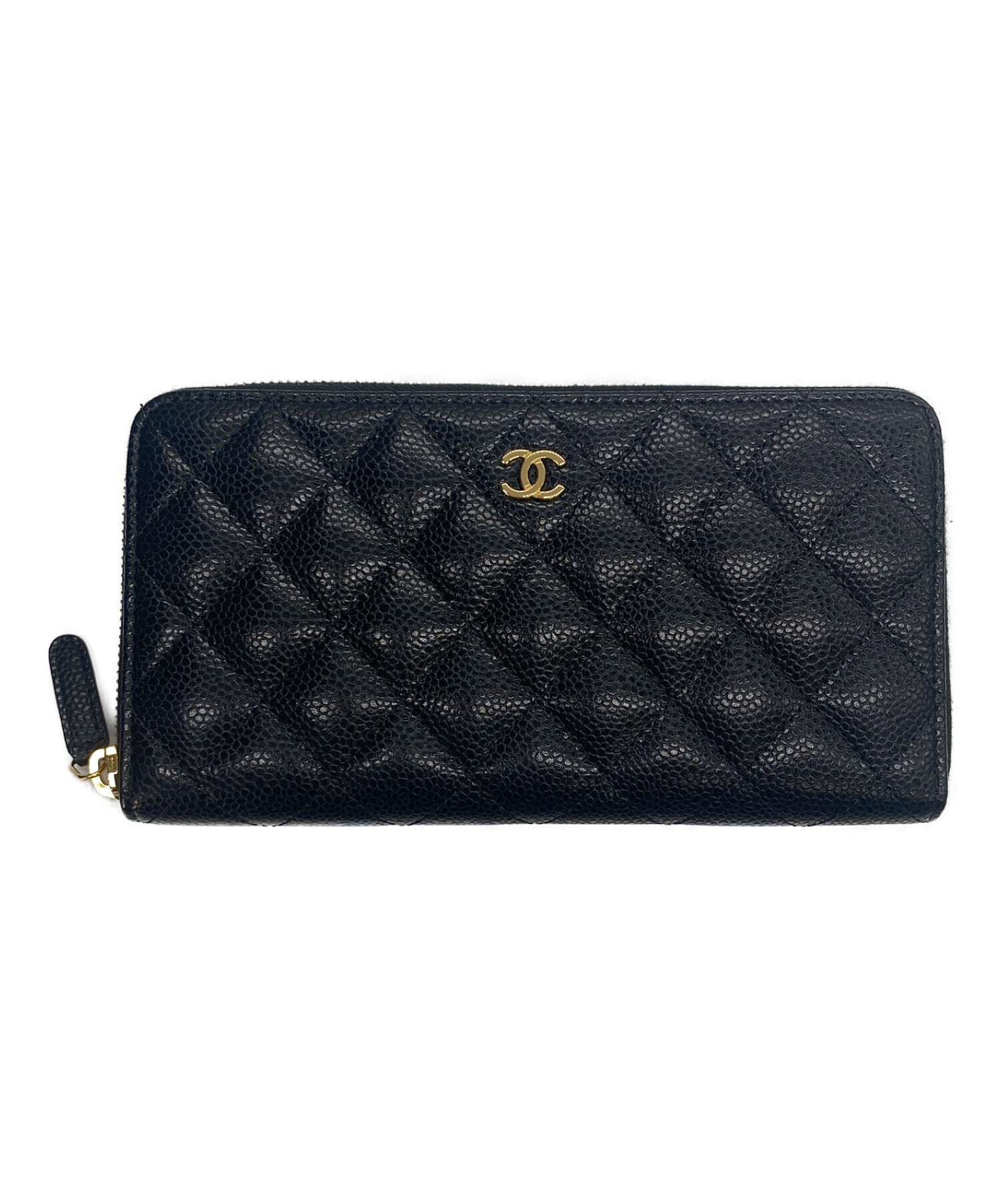 中古・古着通販】CHANEL (シャネル) ラウンドファスナー長財布