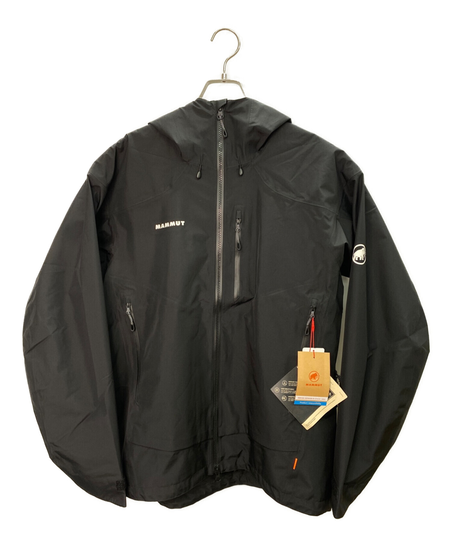 MAMMUT (マムート) ゴアテックスジャケット ブラック サイズ:L 未使用品