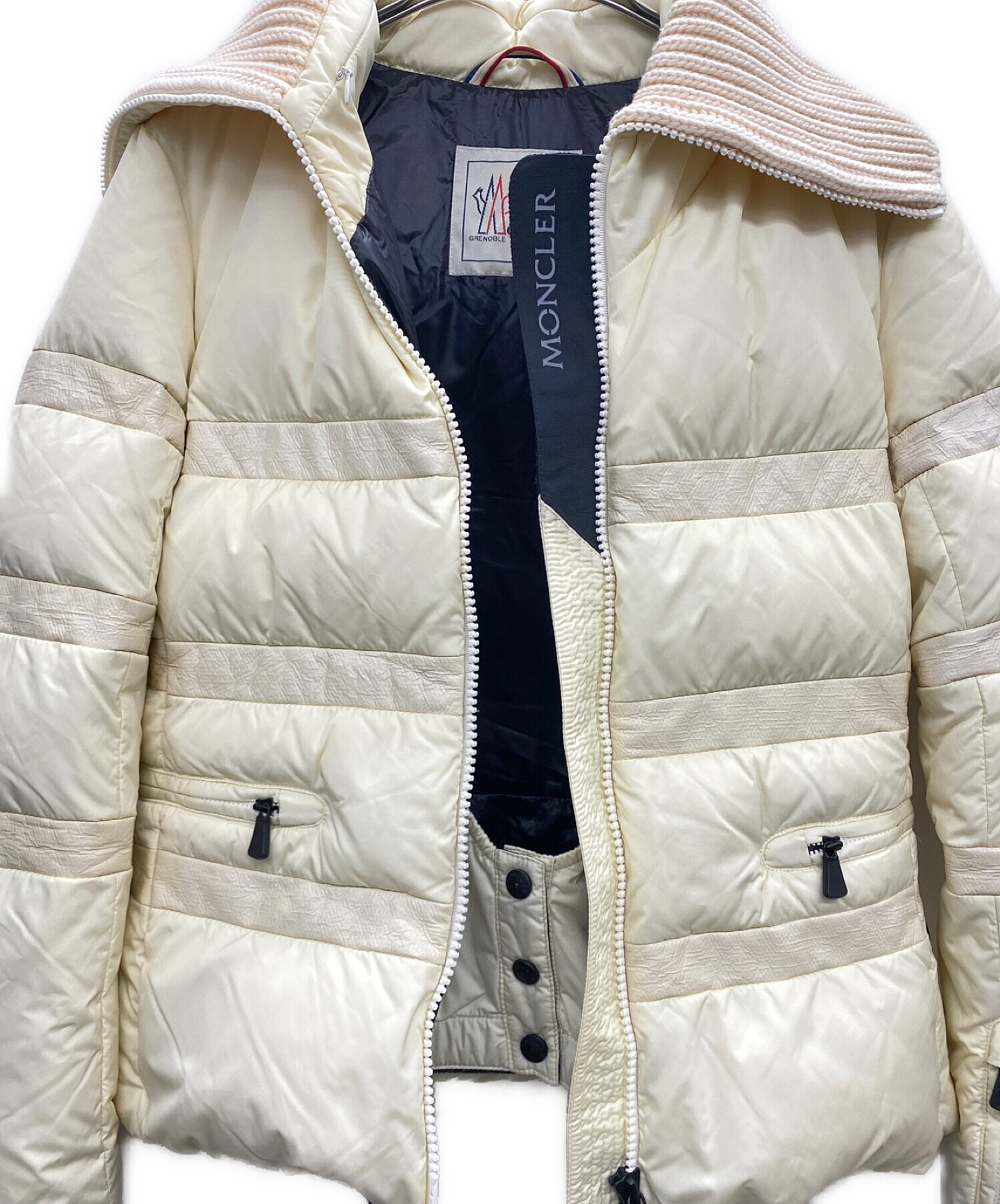 中古・古着通販】MONCLER (モンクレール) ダウンジャケット ホワイト