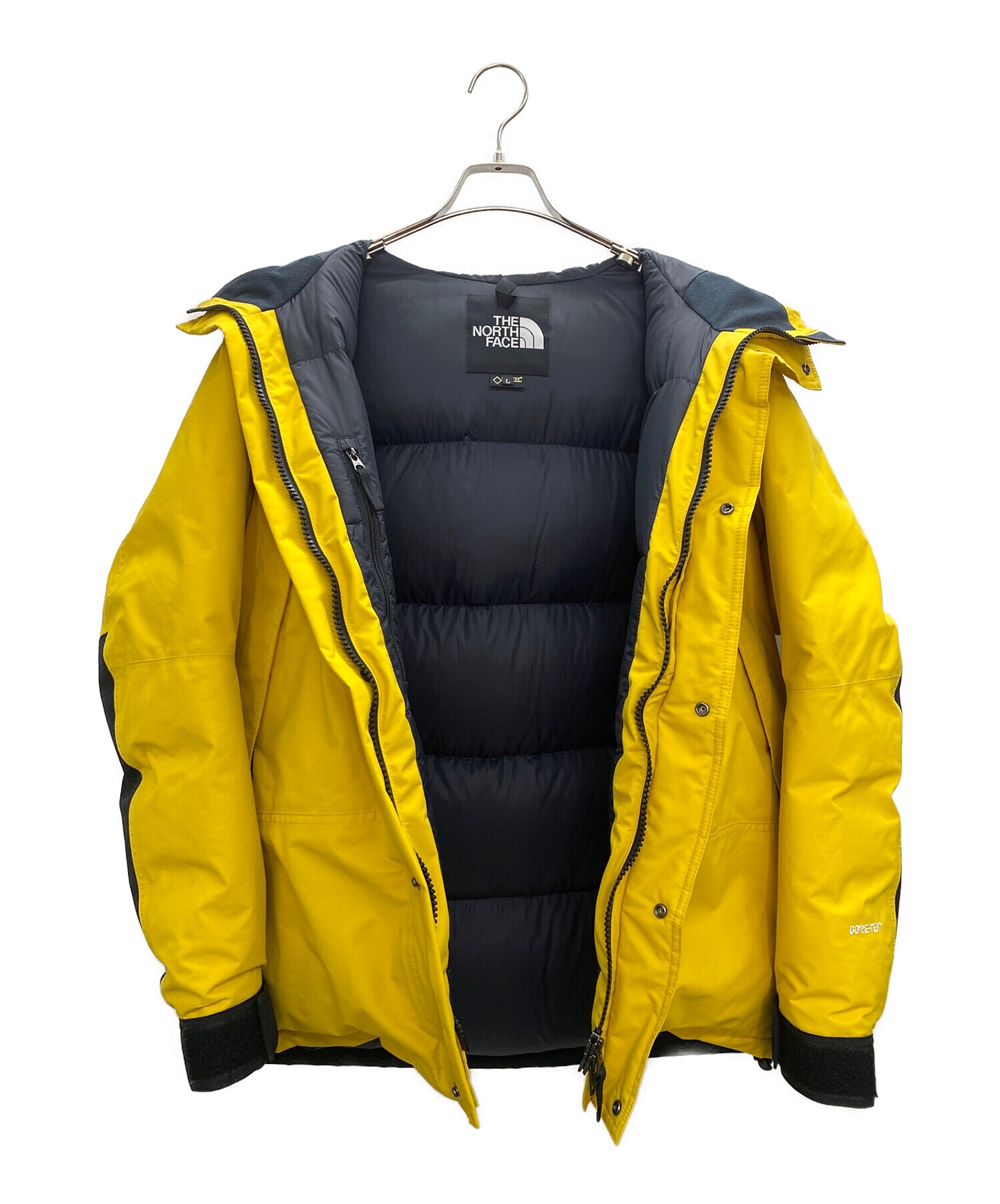 THE NORTH FACE (ザ ノース フェイス) マウンテンダウンジャケット イエロー サイズ:L