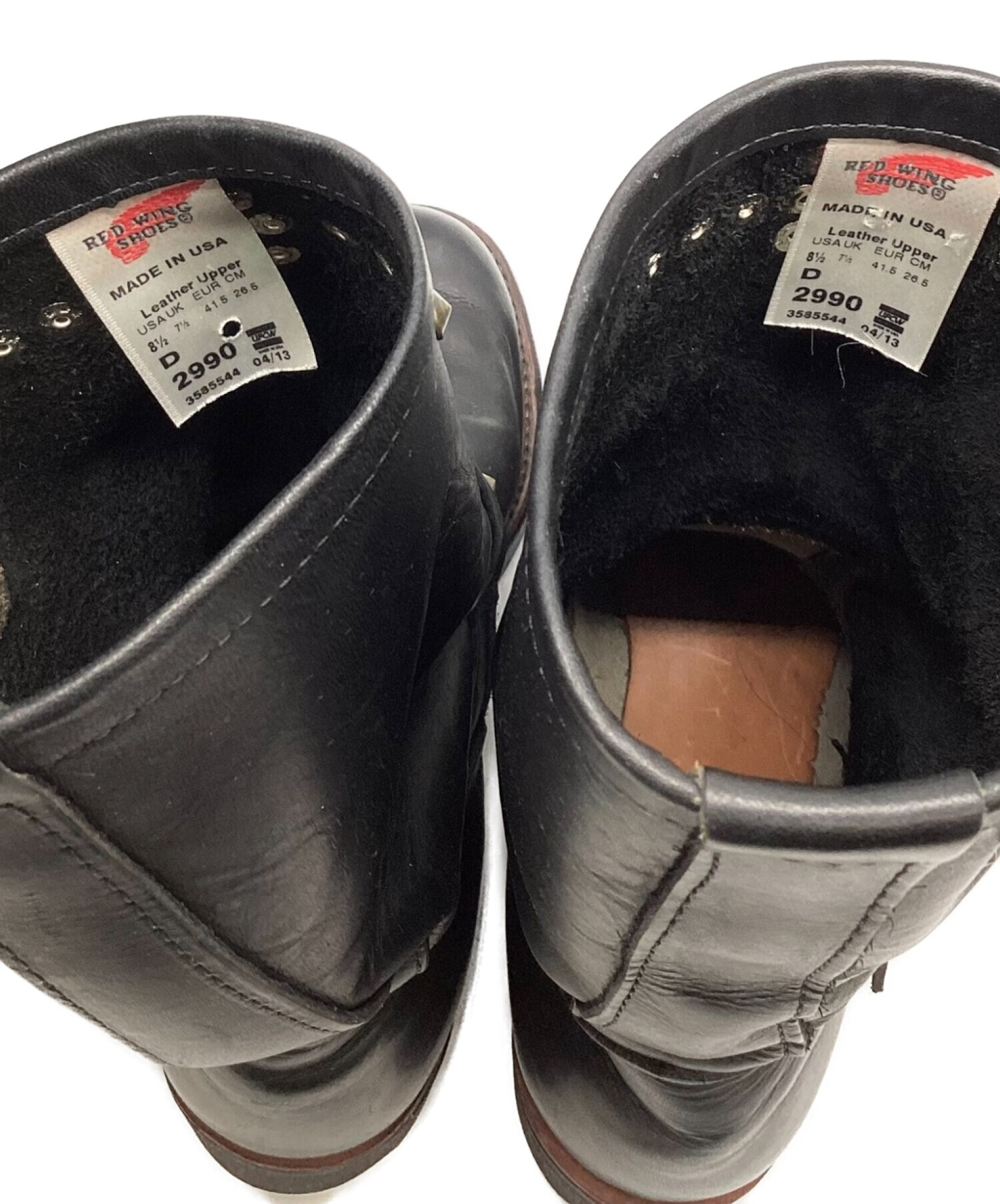 中古・古着通販】RED WING (レッドウィング) エンジニアブーツ ブラック サイズ:8 1/2｜ブランド・古着通販 トレファク公式【TREFAC  FASHION】スマホサイト