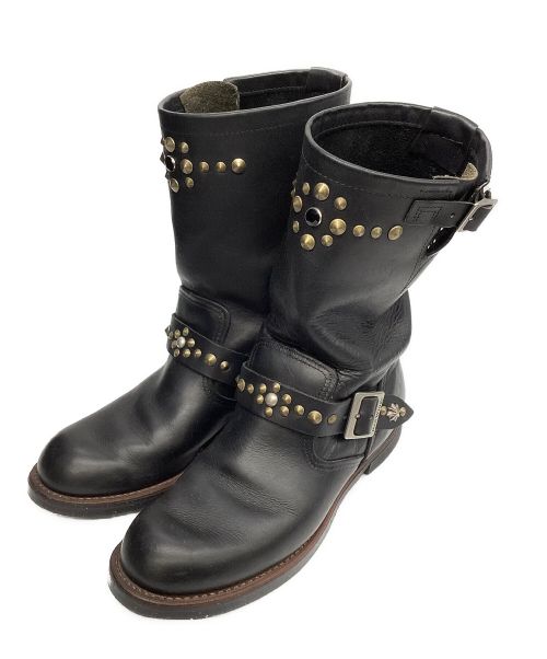 【中古・古着通販】RED WING (レッドウィング) エンジニアブーツ ブラック サイズ:8 1/2｜ブランド・古着通販  トレファク公式【TREFAC FASHION】スマホサイト