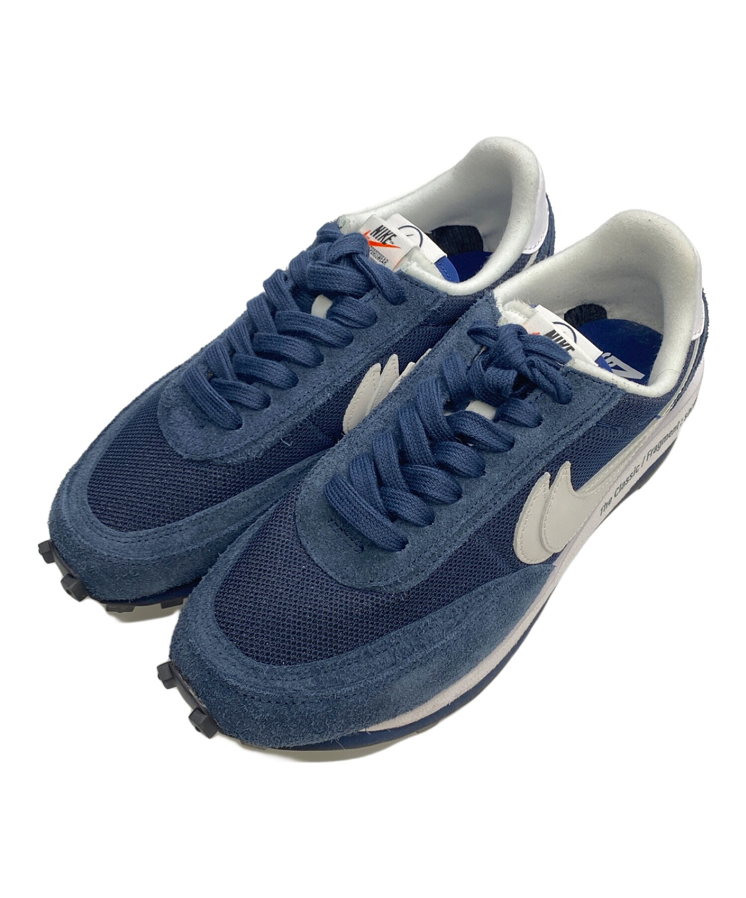 NIKE (ナイキ) sacai (サカイ) NIKE×sacai(ナイキ×サカイ) スニーカー Waffle Blackended Blue  ネイビー サイズ:26.5cm