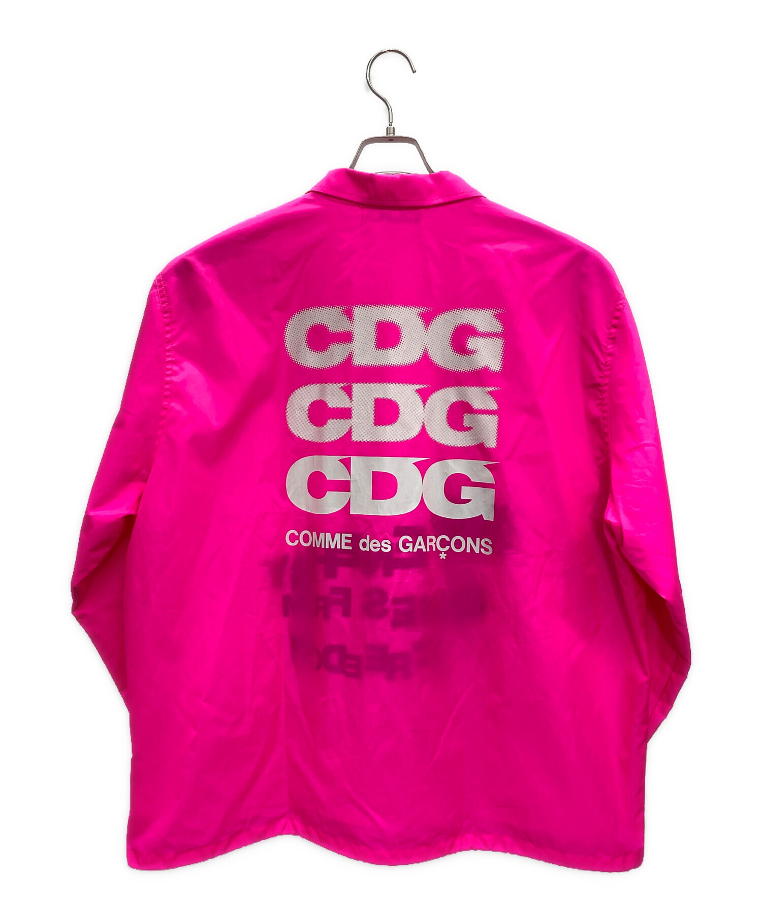 COMME des GARCONS (コムデギャルソン) コーチジャケット ピンク サイズ:XL