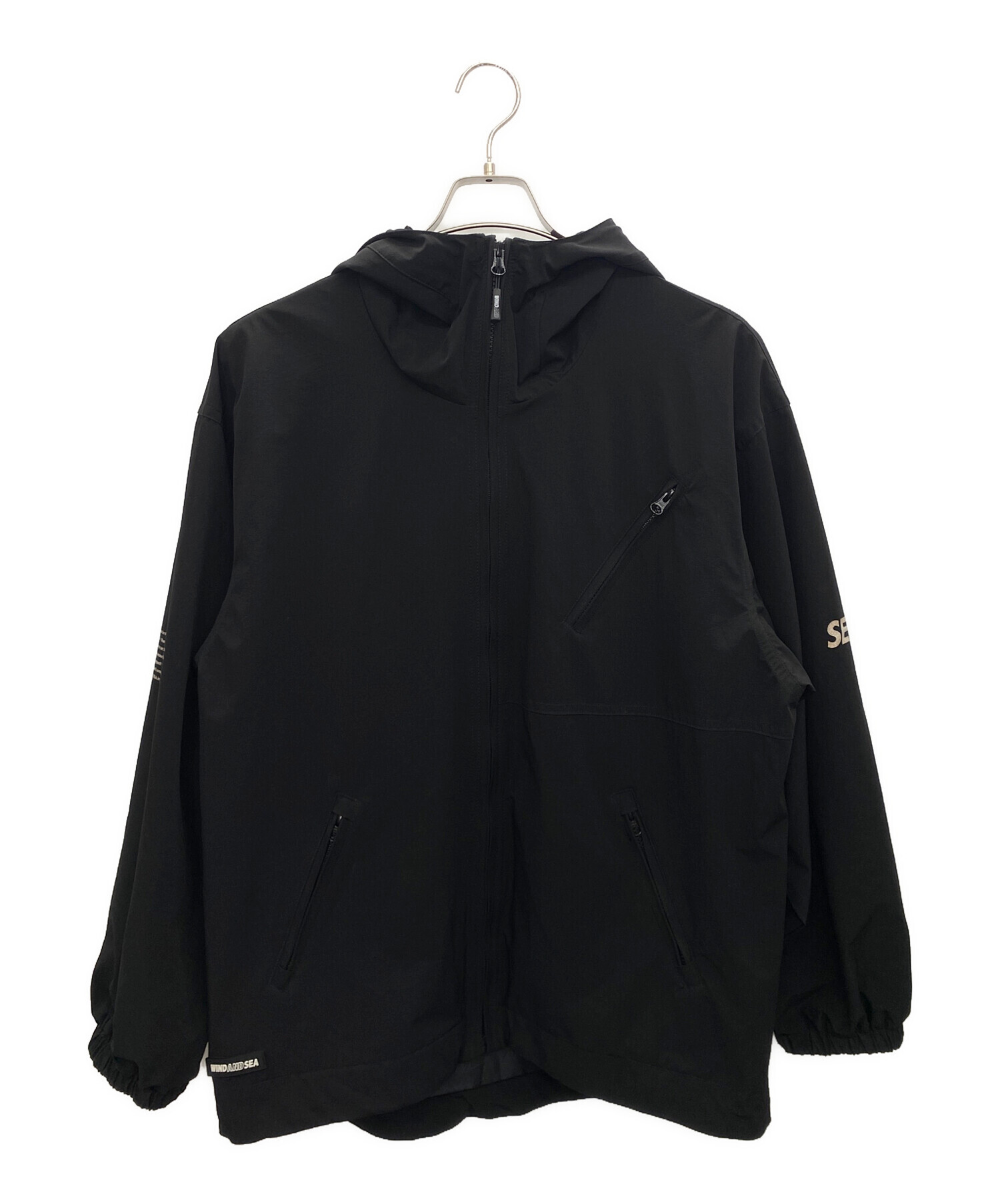 WIND AND SEA (ウィンダンシー) WDS REFLECTION NYLON PARKA ブラック サイズ:M