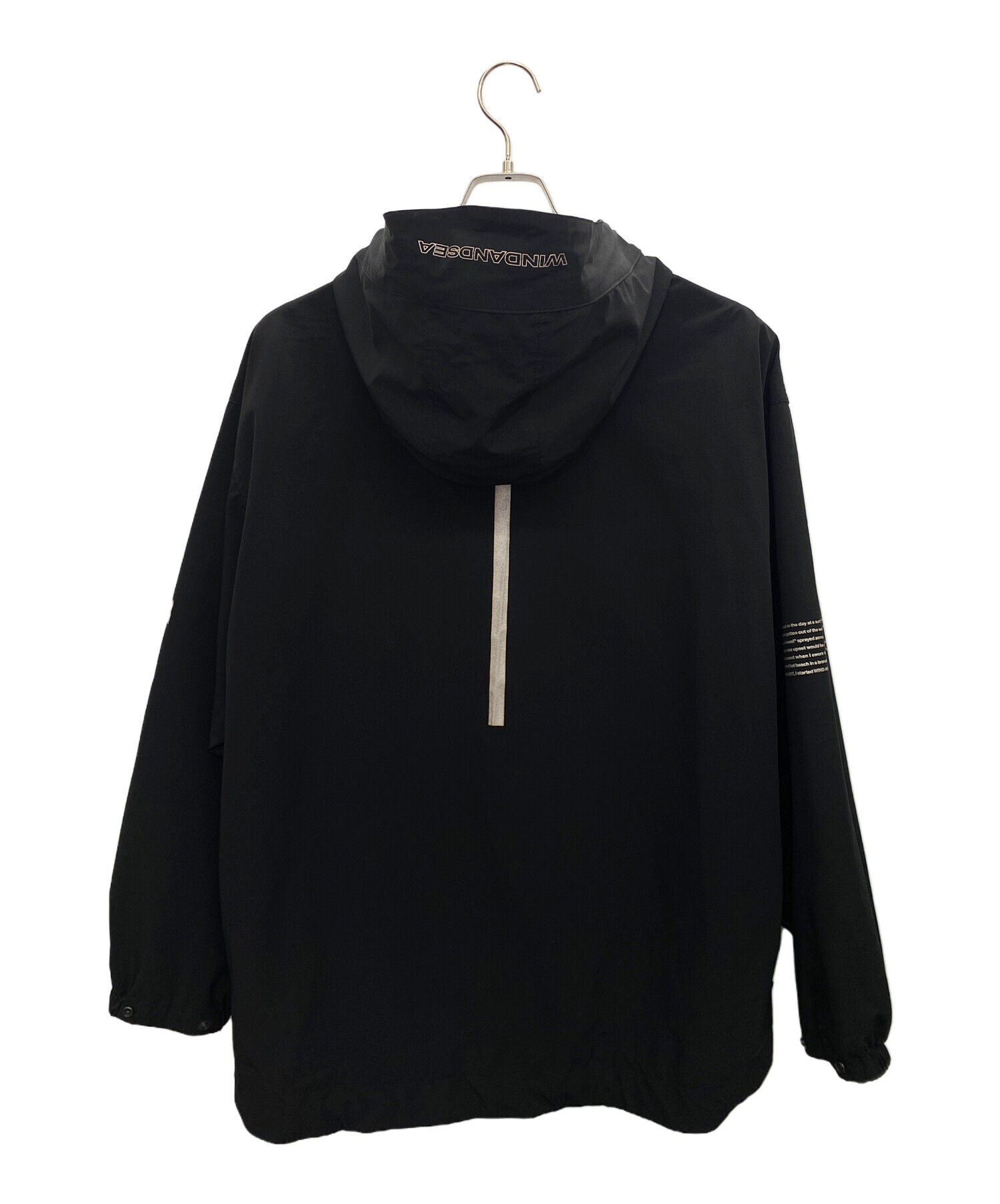 WIND AND SEA (ウィンダンシー) WDS REFLECTION NYLON PARKA ブラック サイズ:M