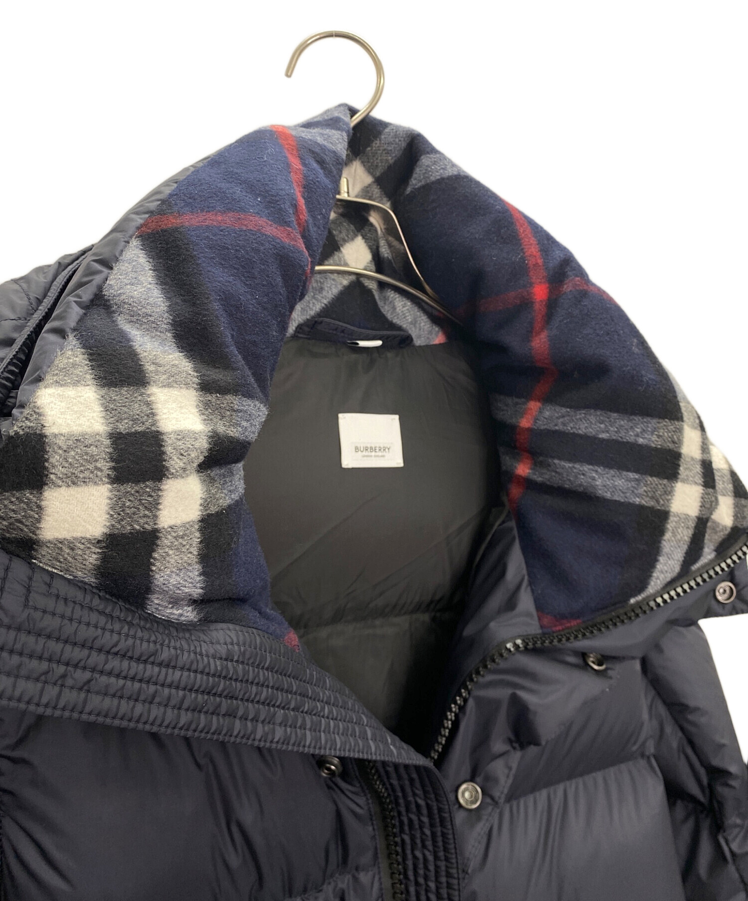 中古・古着通販】BURBERRY (バーバリー) ダウンジャケット ネイビー サイズ:M｜ブランド・古着通販 トレファク公式【TREFAC  FASHION】スマホサイト