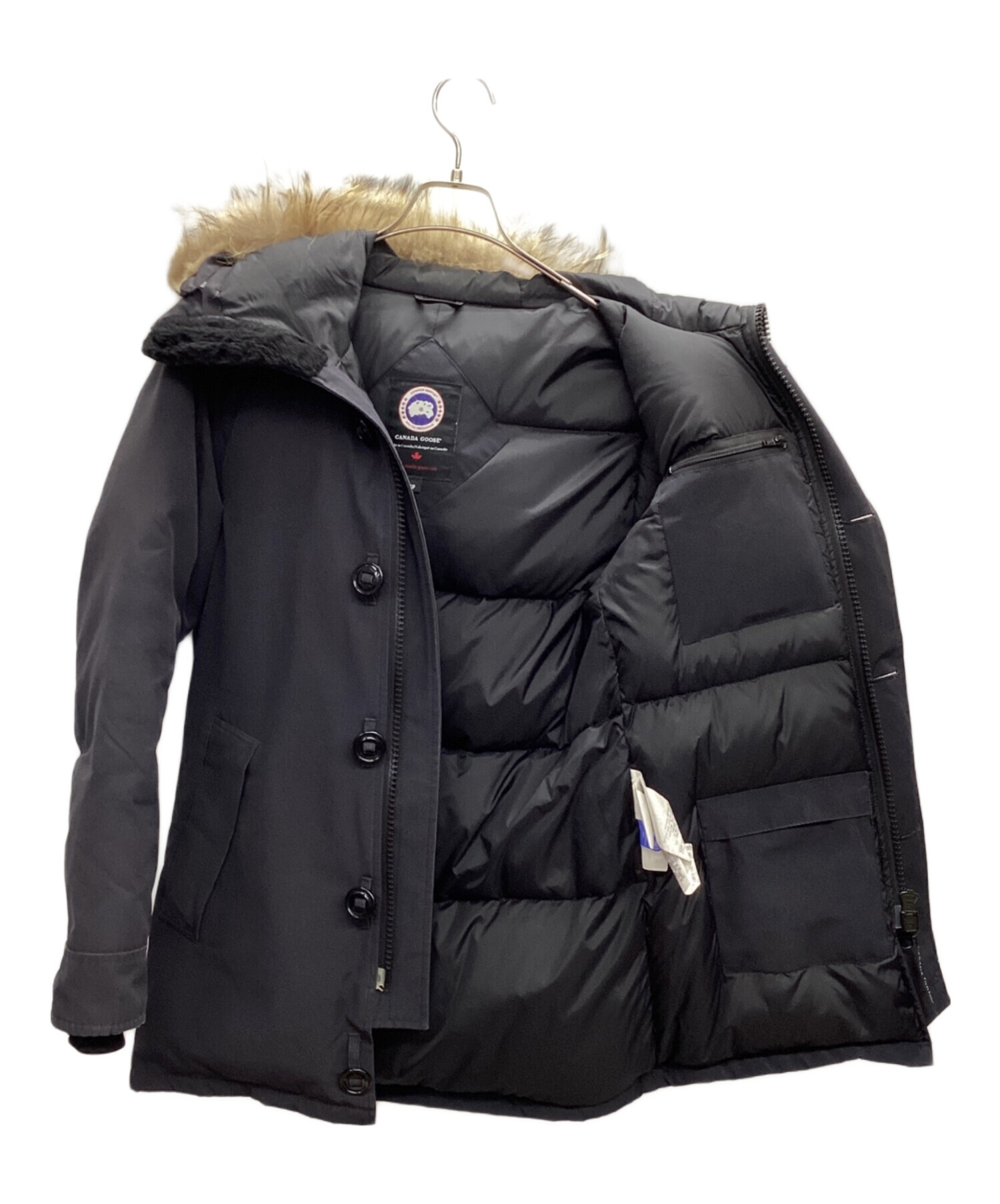 CANADA GOOSE (カナダグース) ジャスパー パーカ ヘリテージ ブラック サイズ:S/P