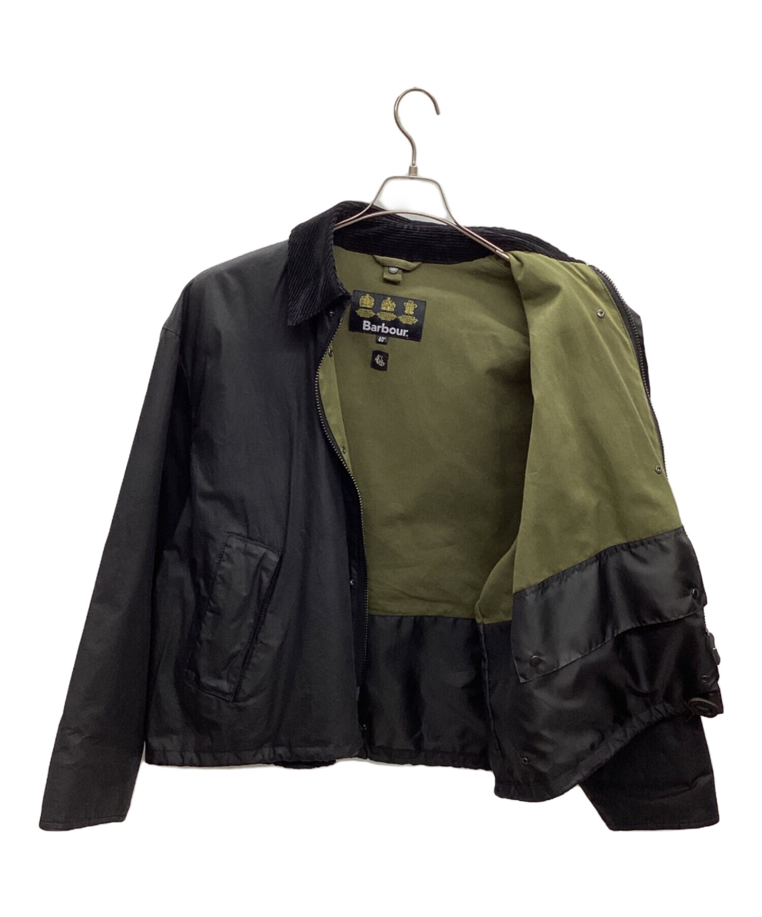 Barbour (バブアー) KAPTAIN SUNSHINE (キャプテンサンシャイン) ショートトランスポートジャケット ブラック サイズ:40