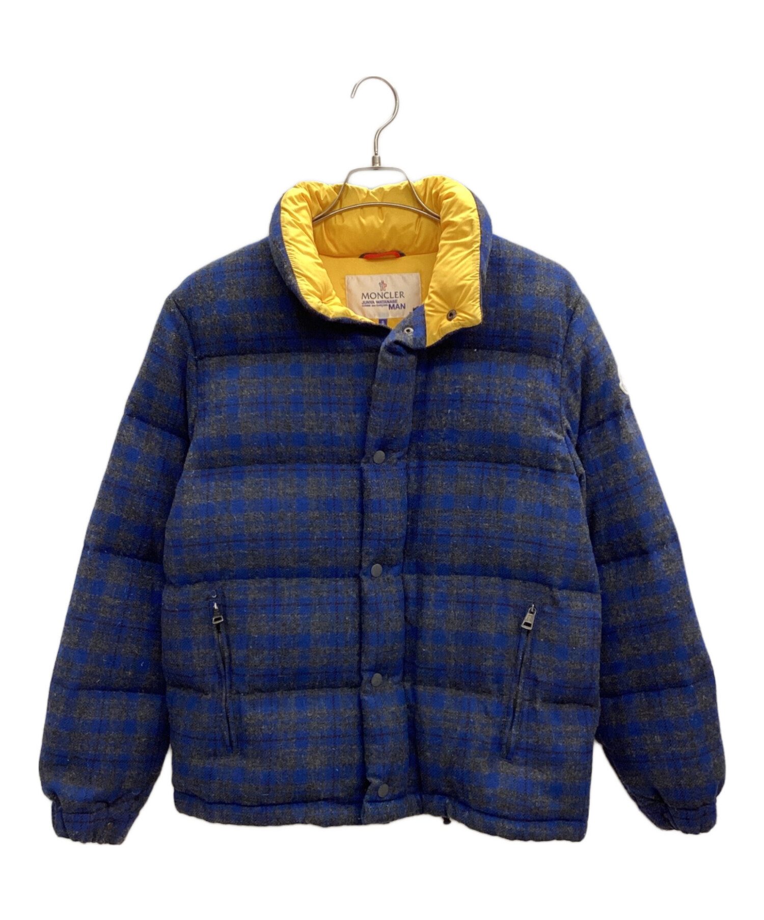 中古・古着通販】MONCLER (モンクレール) JUNYA WATANABE CdG MAN (ジュンヤ ワタナベ コム デ ギャルソン マン)  ダウンジャケット ネイビー×イエロー サイズ:S｜ブランド・古着通販 トレファク公式【TREFAC FASHION】スマホサイト