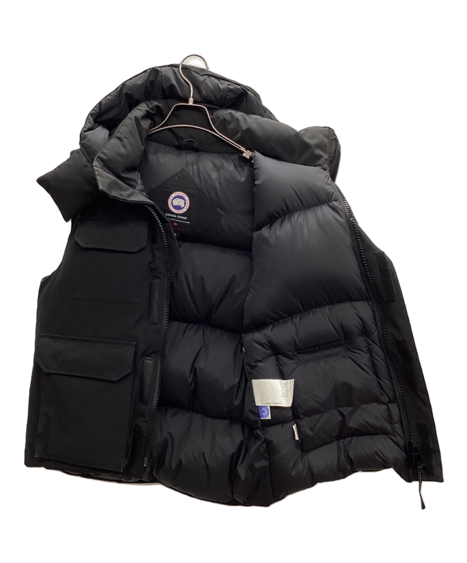 中古・古着通販】CANADA GOOSE (カナダグース) ダウンベスト ブラック サイズ:L｜ブランド・古着通販 トレファク公式【TREFAC  FASHION】スマホサイト