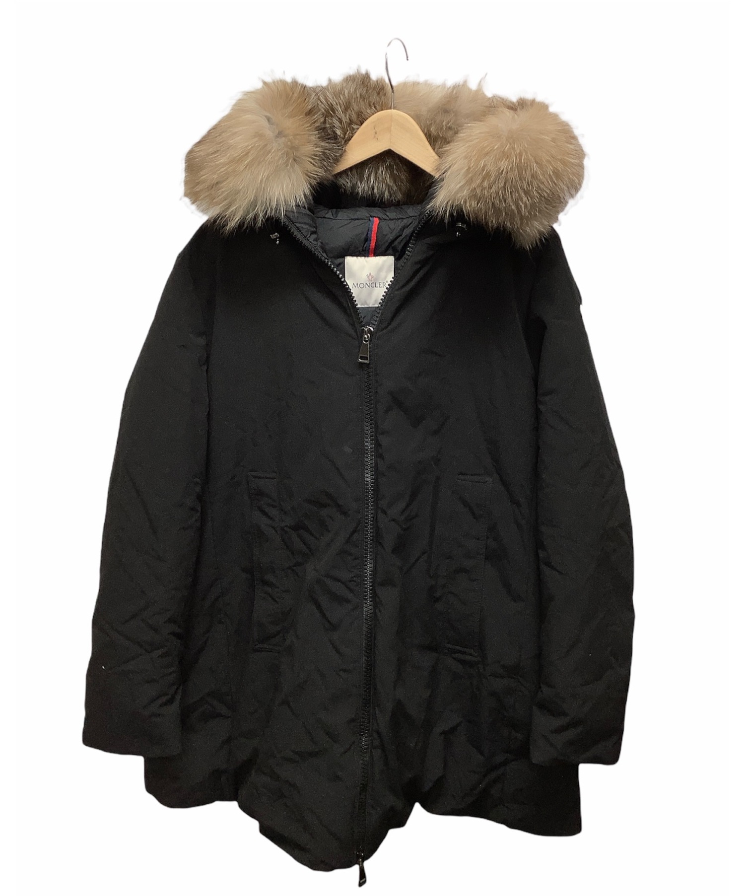 中古・古着通販】MONCLER (モンクレール) ダウンコート ブラック