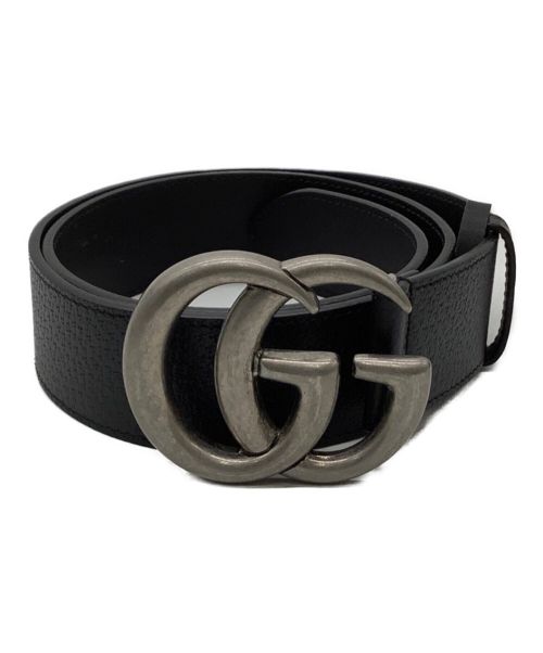 中古・古着通販】GUCCI (グッチ) ダブルGバックルレザーベルト