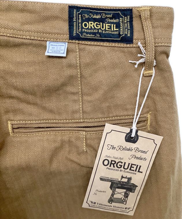 中古・古着通販】ORGUEIL×ERAL55 (オルゲイユ×エラル55) ヘリンボーン 