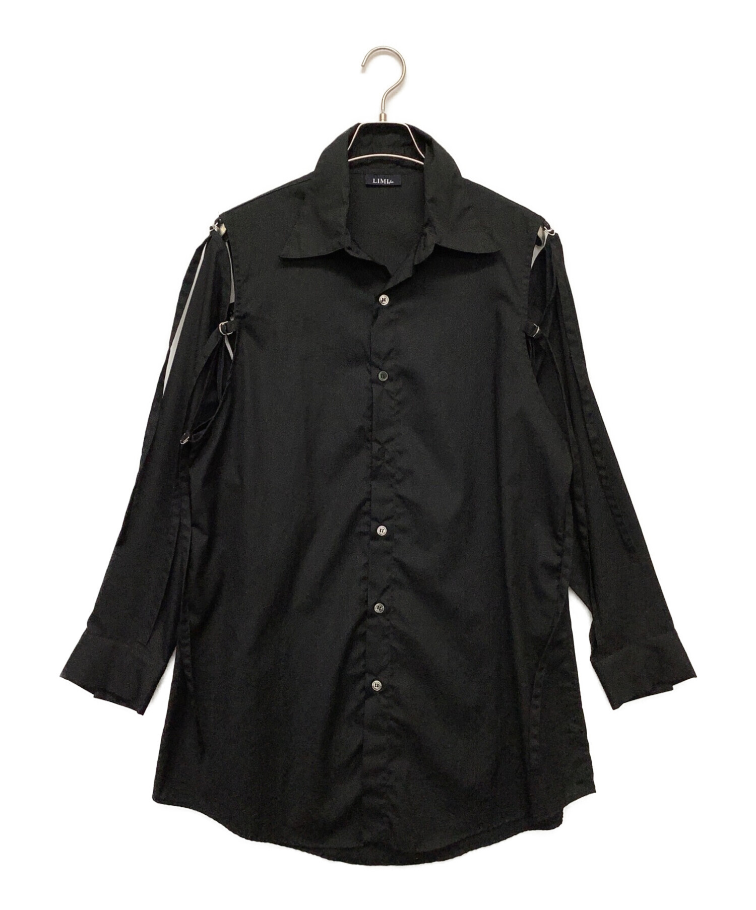 LIMI feu (リミフゥ) デザインシャツ ブラック サイズ:S