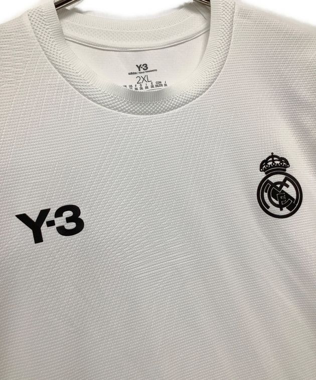 Y-3×REAL MADRID (ワイスリー×レアルマドリード) Y-3 RM PRE-MATCH JERSEY 21/22 ホワイト サイズ:2XL