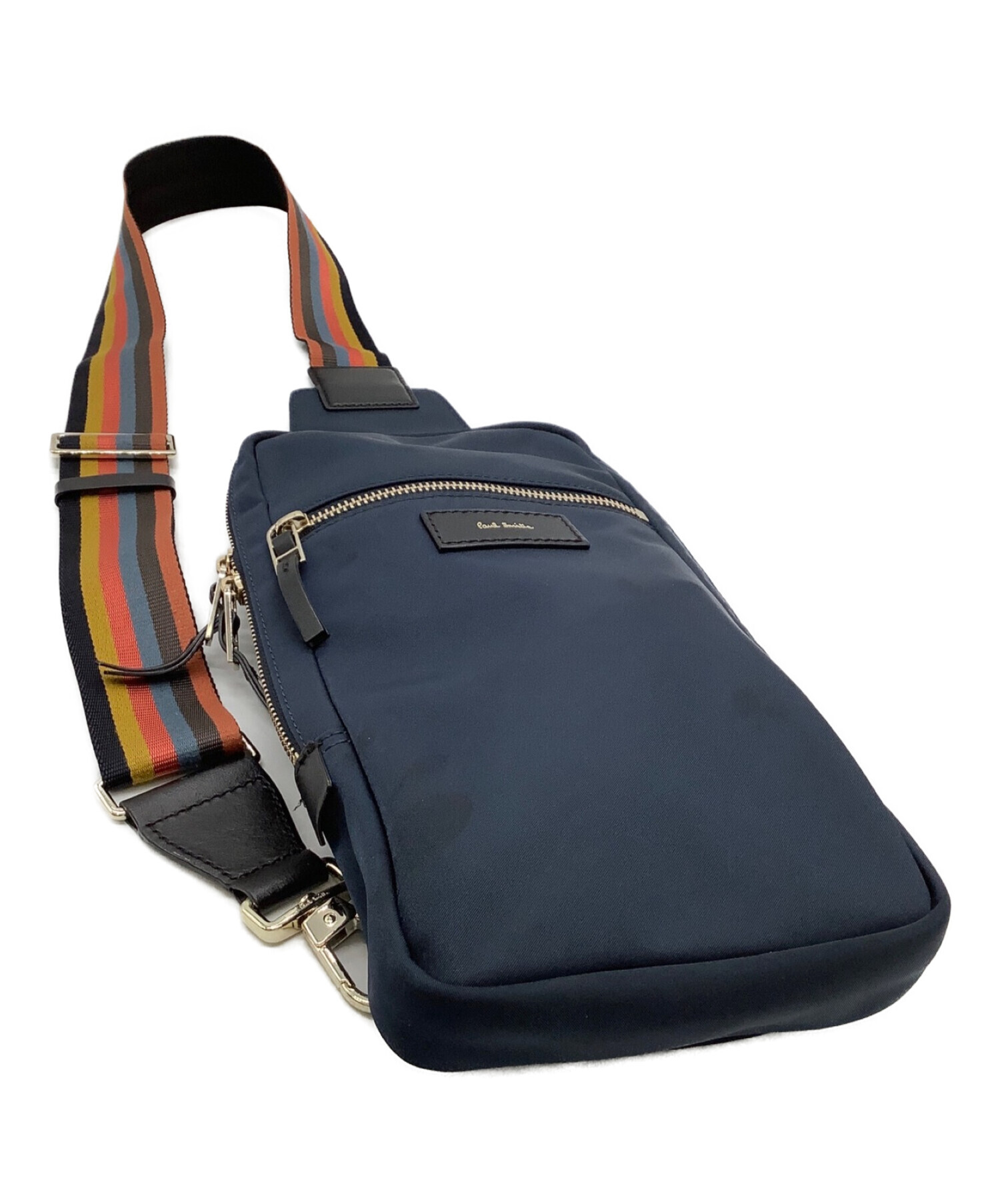 Paul Smith◇LIGHTWEIGHT NYLON BODY BAG/ナイロン/ブラック/少しヨゴレ有-