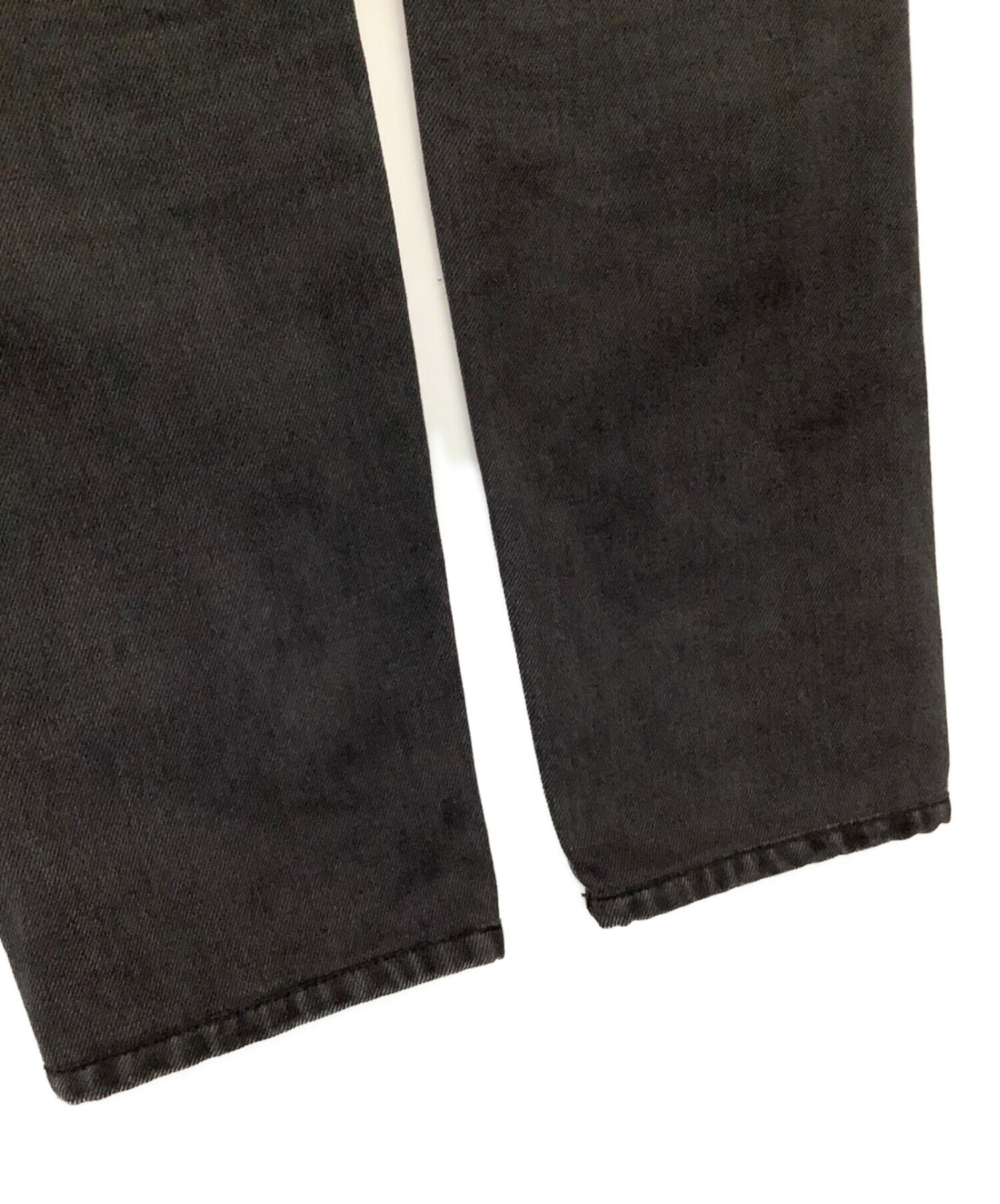 中古・古着通販】GUCCI (グッチ) Black Jeans With Puma Embroidery