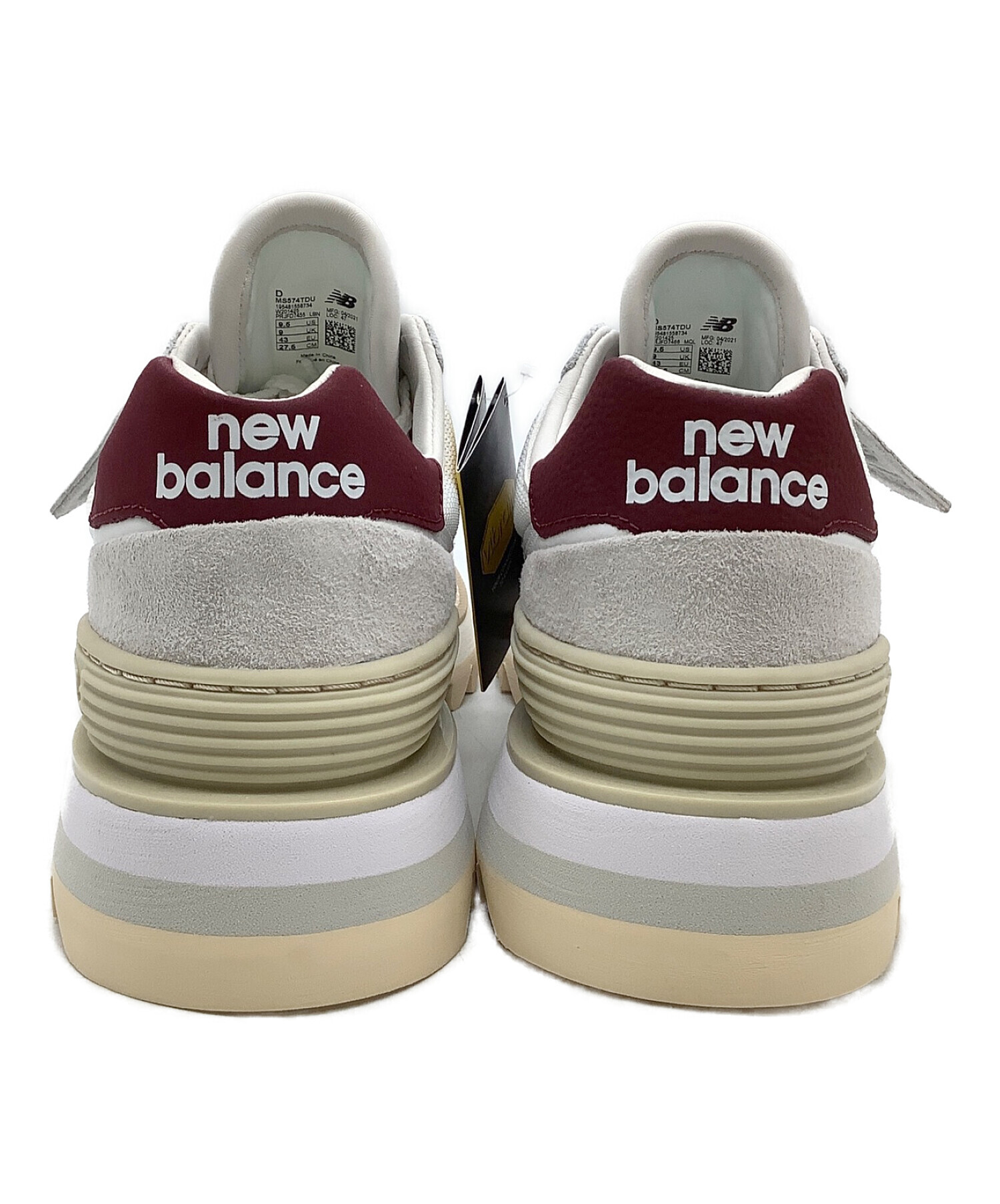 NEW BALANCE (ニューバランス) スニーカー ホワイト サイズ:27.5cm 未使用品