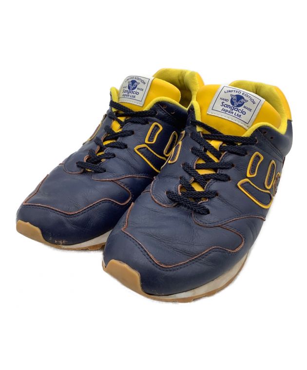 中古・古着通販】via SANGACIO (ヴィア・サンガチオ) にゅーず「NAVY/YELLOW」 日本限定品 ネイビー×イエロー  サイズ:29cm｜ブランド・古着通販 トレファク公式【TREFAC FASHION】スマホサイト