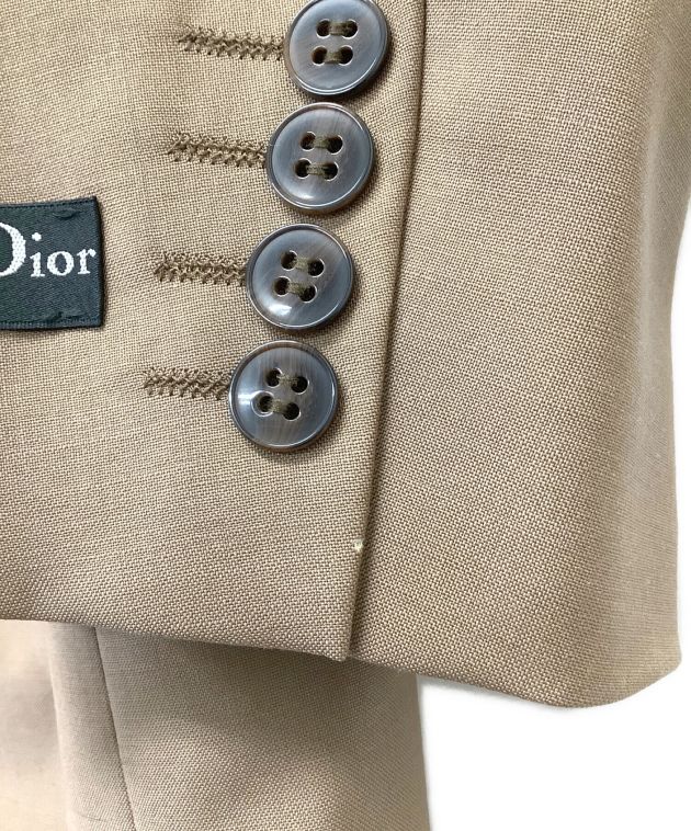 Christian Dior MONSIEUR (クリスチャンディオールムッシュ) ヴインテージダブルジャケット ブラウン サイズ:A-5  91-79-170