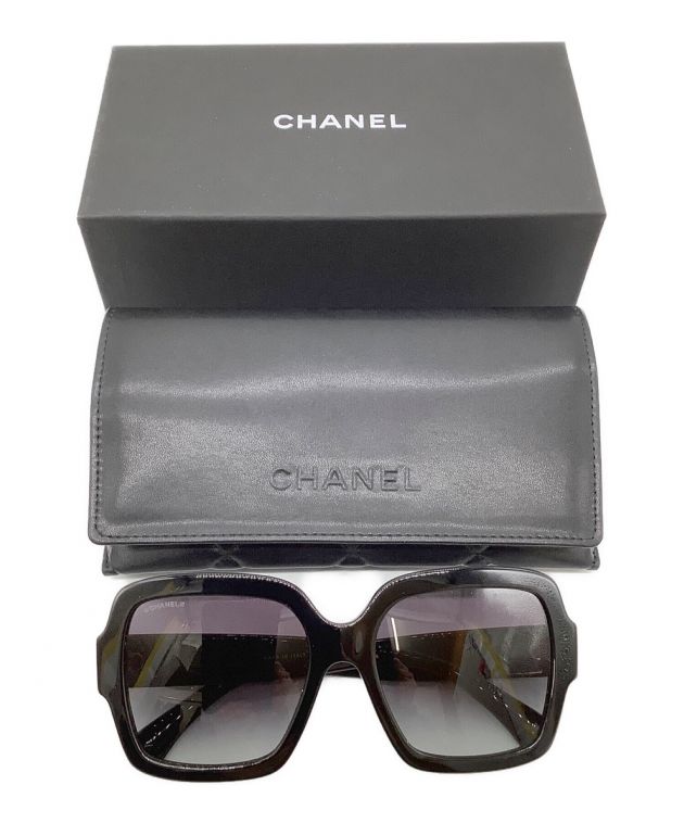 中古・古着通販】CHANEL (シャネル) サングラス ブラック サイズ:56 