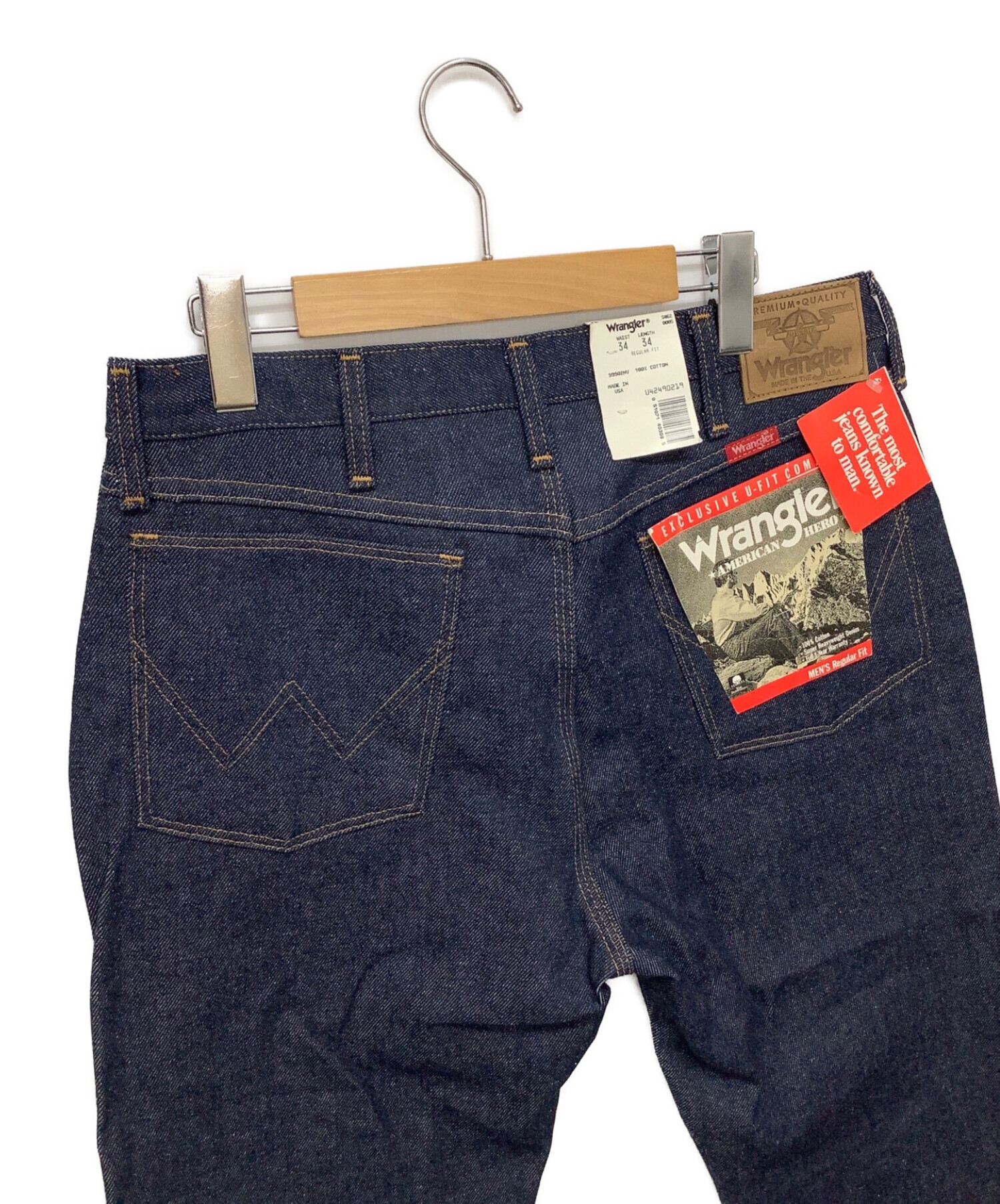 中古・古着通販】Wrangler (ラングラー) デニムパンツ インディゴ 