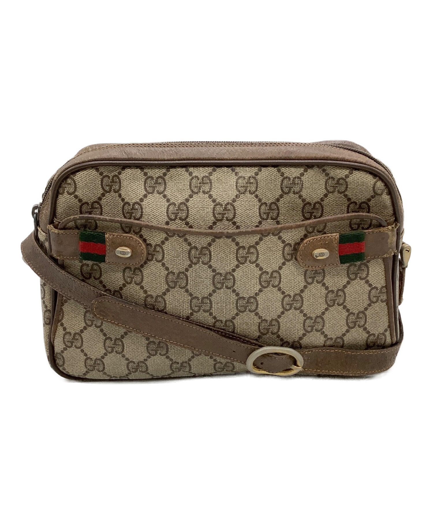 中古・古着通販】GUCCI (グッチ) ショルダーバッグ ブラウン｜ブランド