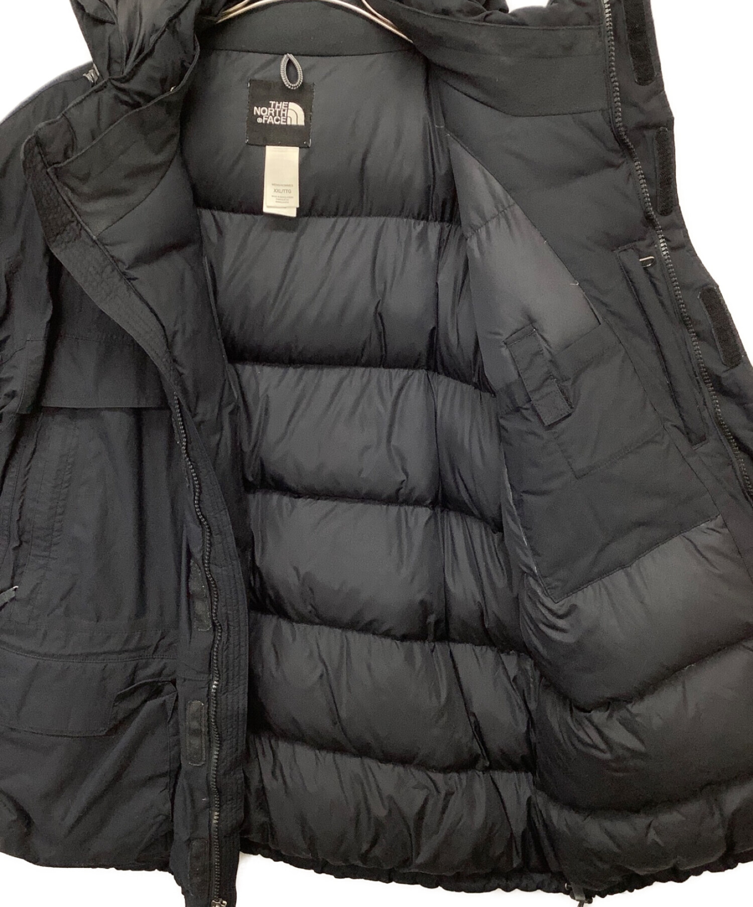 THE NORTH FACE (ザ ノース フェイス) ダウンジャケット ブラック サイズ:XXL