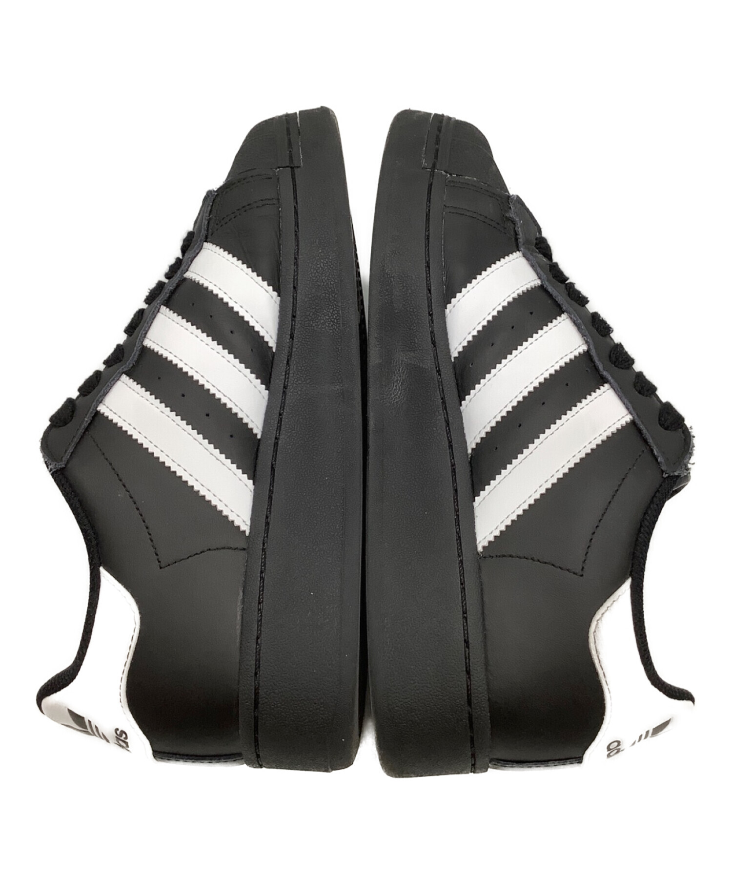 中古・古着通販】adidas (アディダス) スニーカー ブラック×ホワイト