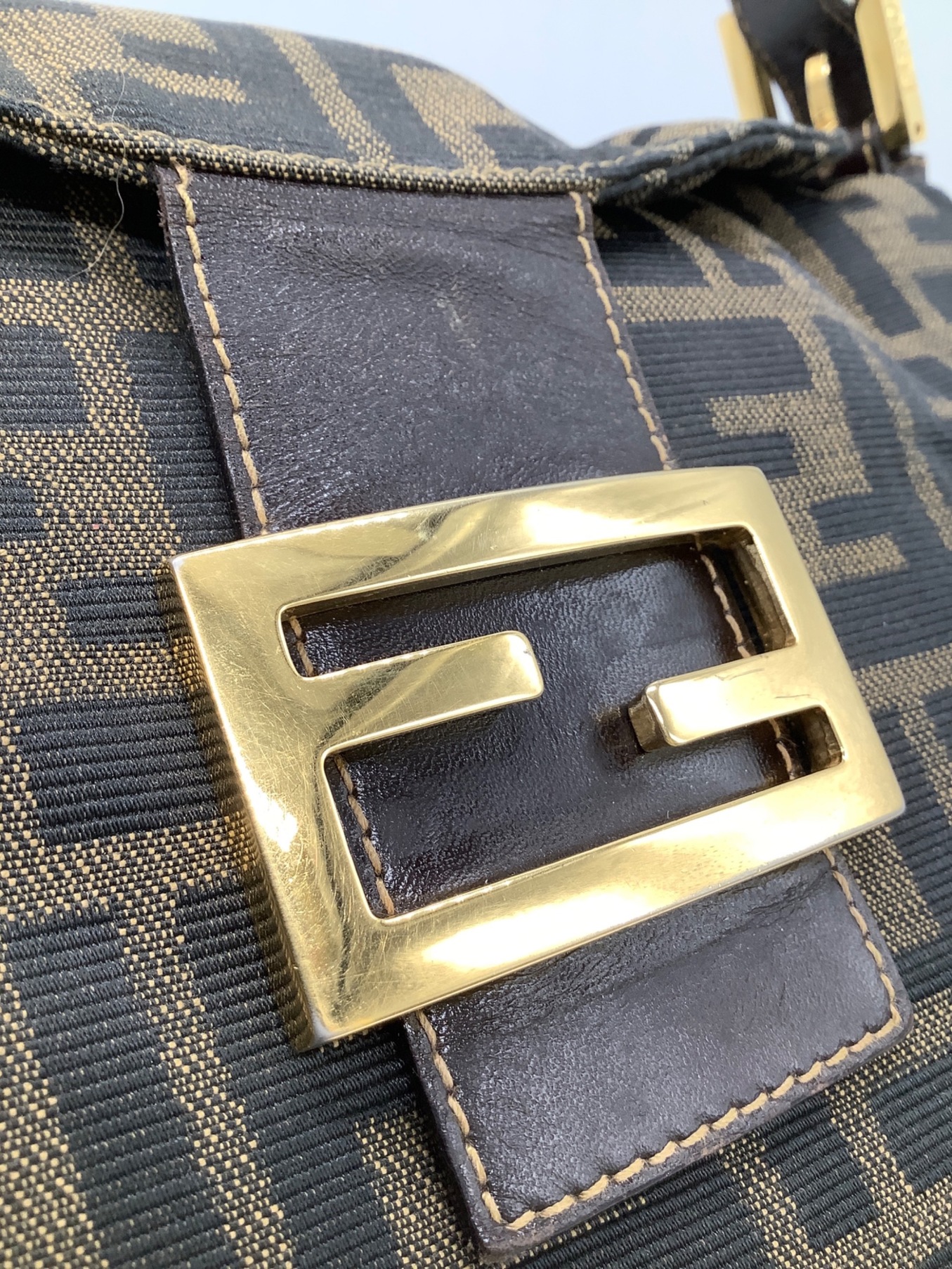 中古・古着通販】FENDI (フェンディ) ショルダーバッグ ブラウン