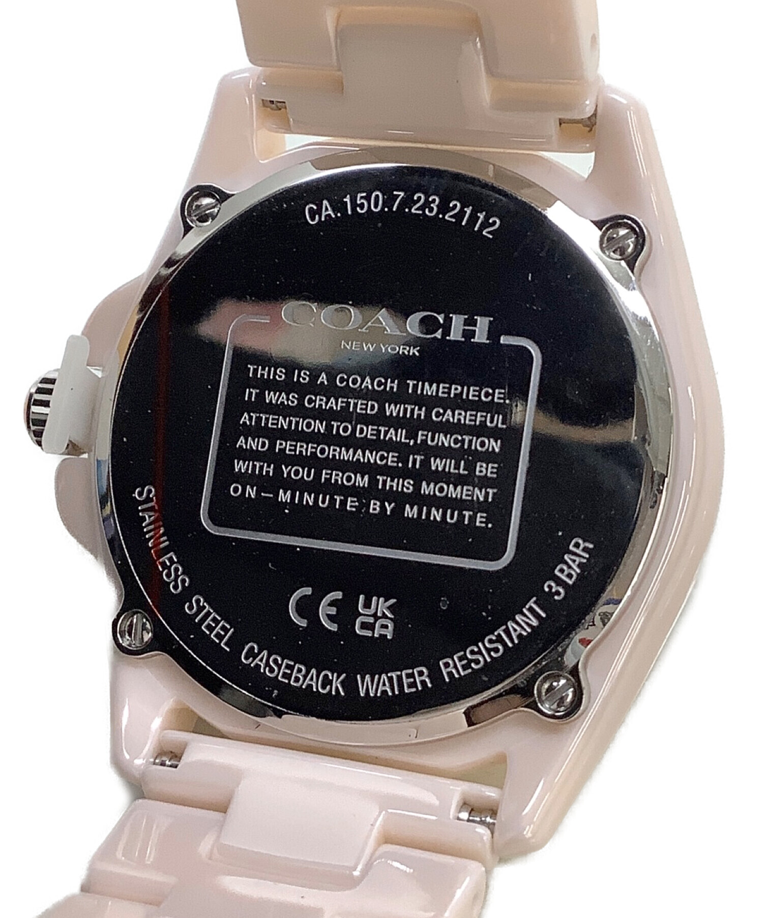 新品未使用品COACH時計 流行のアイテム - レザーベルト